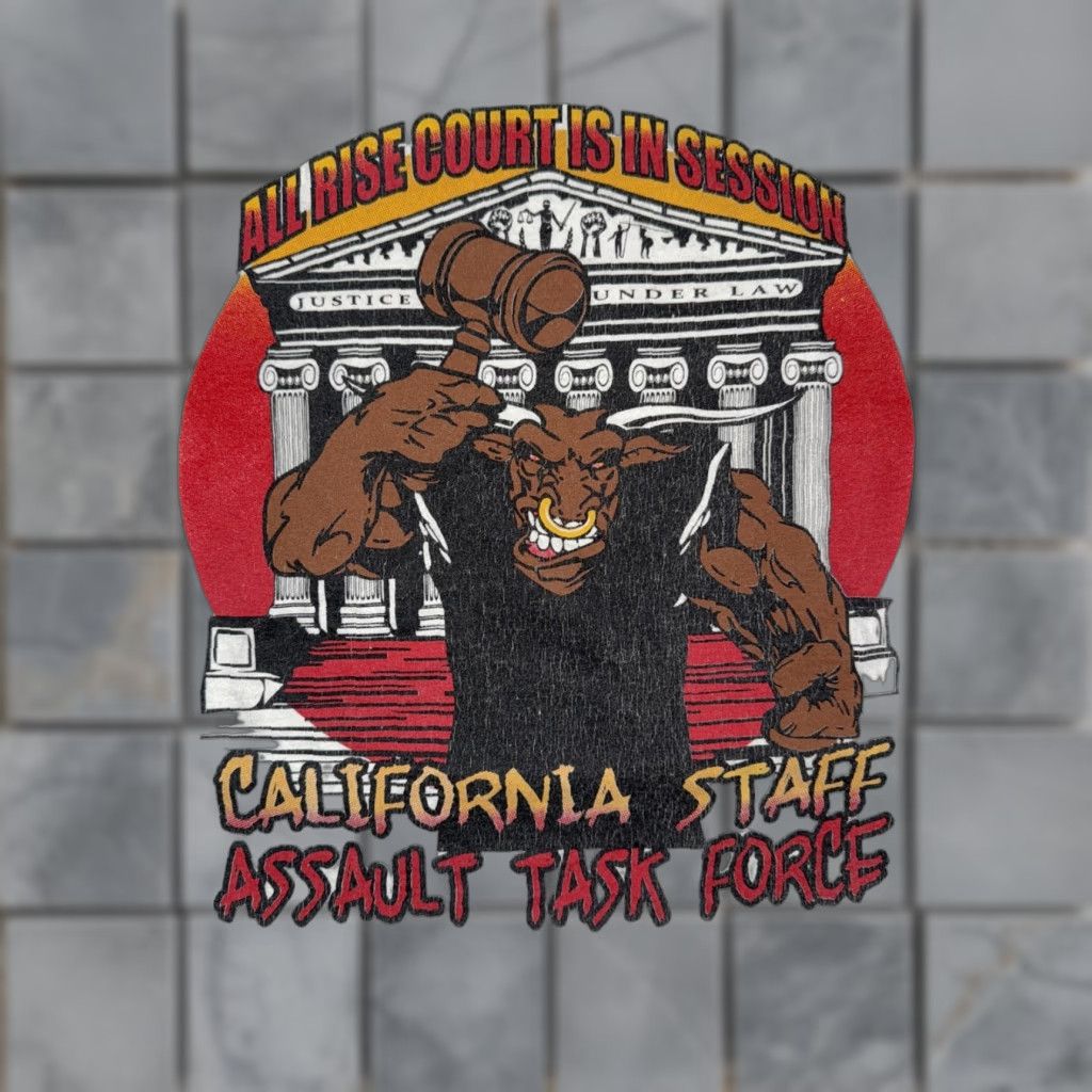 Vintage VINTAGE California Staff Assault Task Force T-Shirt XXL 24x28 CSATF “All Rise” Size US XXL / EU 58 / 5 - 1 Thumbnail