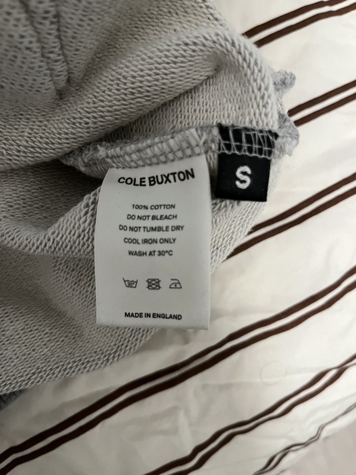 Cole Buxton Cole Buxton Grey Hoodie Size US S / EU 44-46 / 1 - 4 Thumbnail