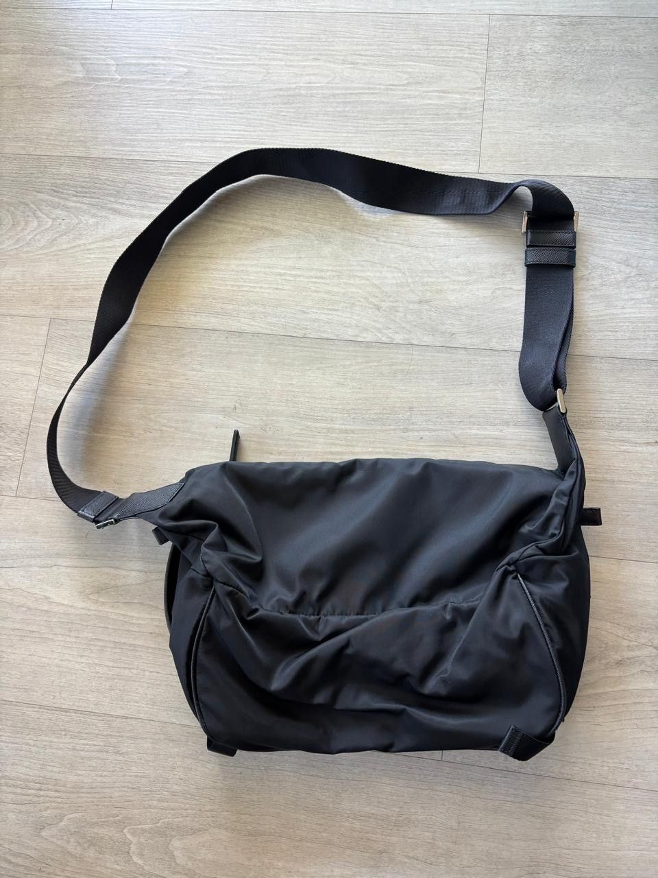 Prada Re-Nylon and Saffiano leather shoulder bag