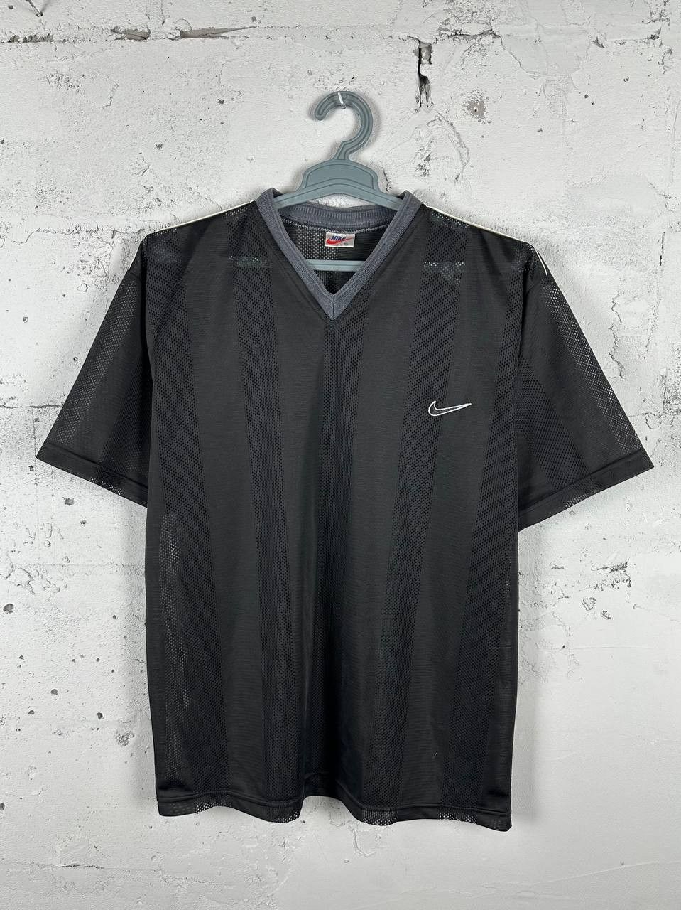Nike × Vintage Vintage 90s NIKE Swoosh Mesh Tshirt Streetwear Bootleg Style Size US XL / EU 56 / 4 - 2 Thumbnail