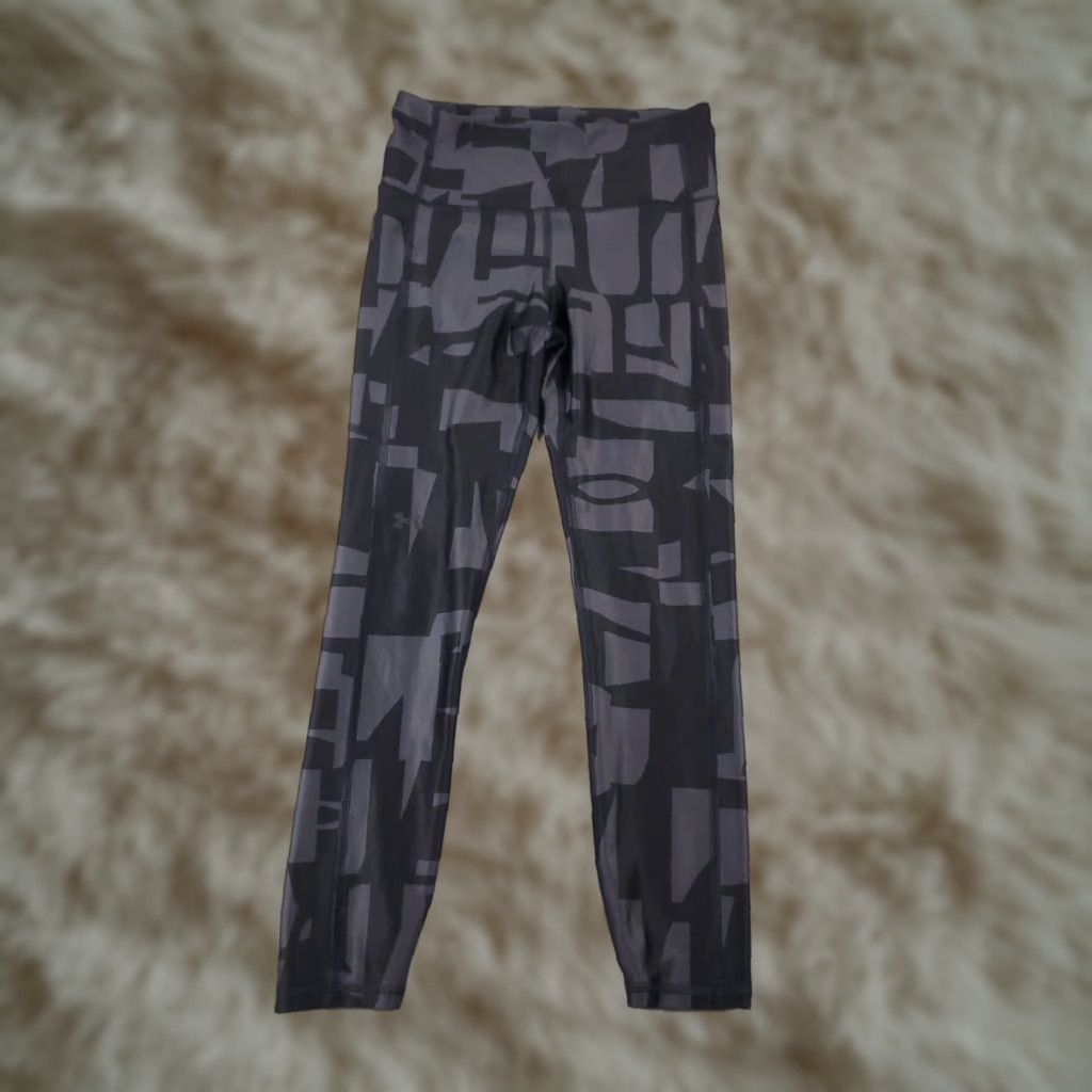 Under Armour Under Armour Pants Womens Small Gray Compression Leggings Jogger Activewear Pockets Womens Size 28" / US 6 / IT 42 - 1 Thumbnail