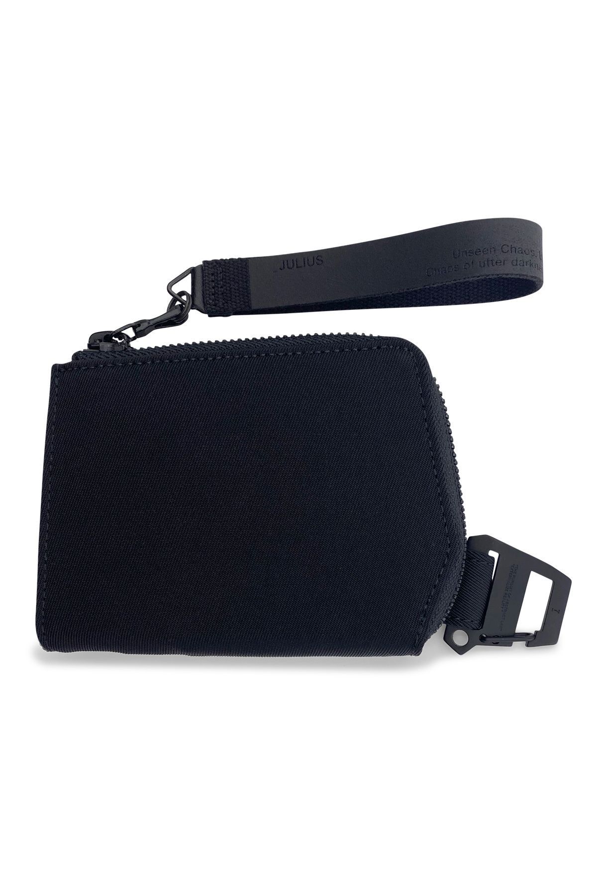 image of Julius Nylon Twill Wallet in Black, Men's