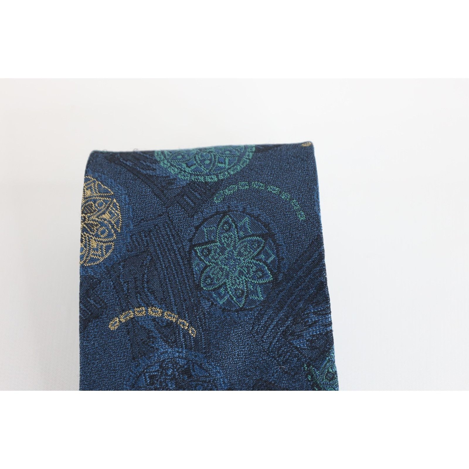 Vintage Vintage 90s Streetwear Geometric Flower of Life Neck Tie Size ONE SIZE - 2 Thumbnail
