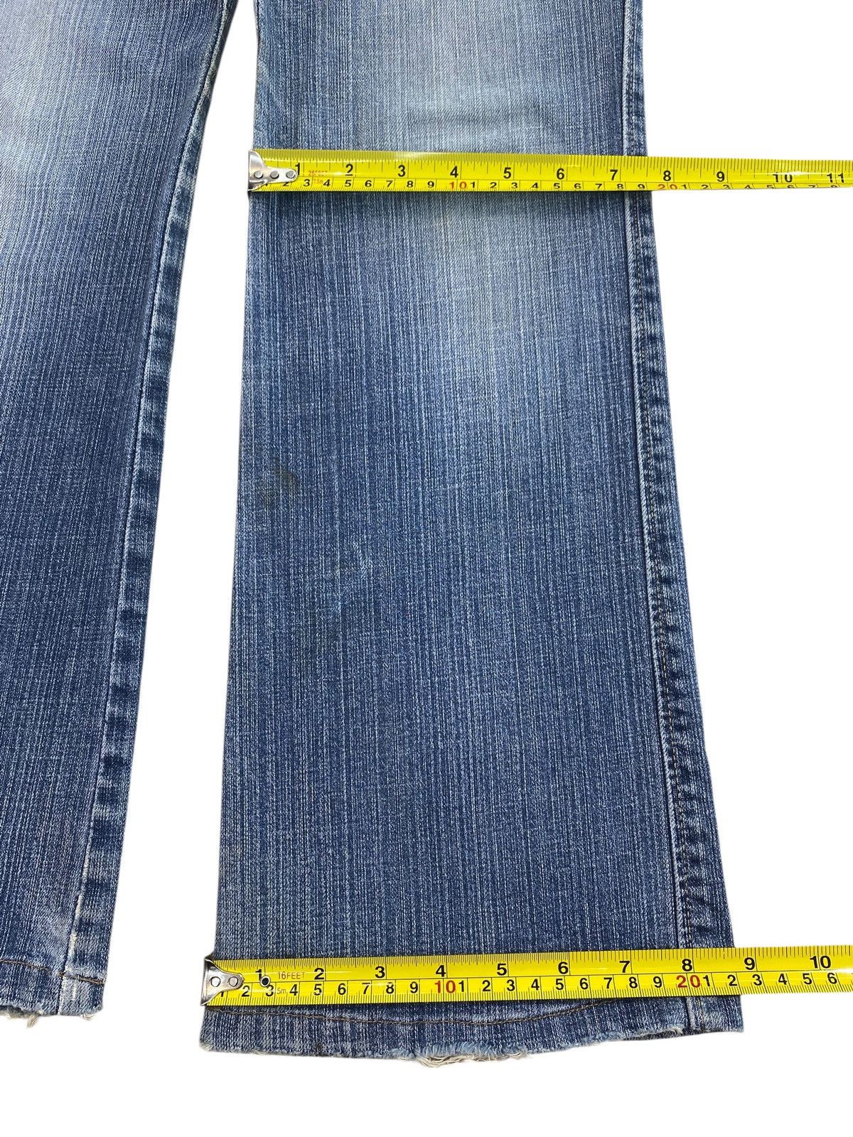 Wrangler Wrangler Bush Pant Faded Wash Style Flare Jeans Size US 29 - 9 Thumbnail