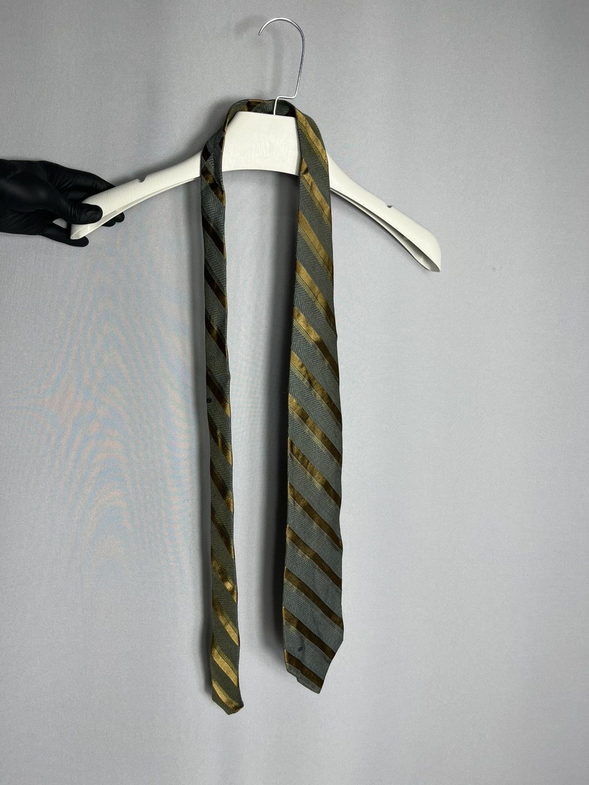Valentino Valentino Cravatte tie mens gold striped italy Size ONE SIZE - 7 Thumbnail