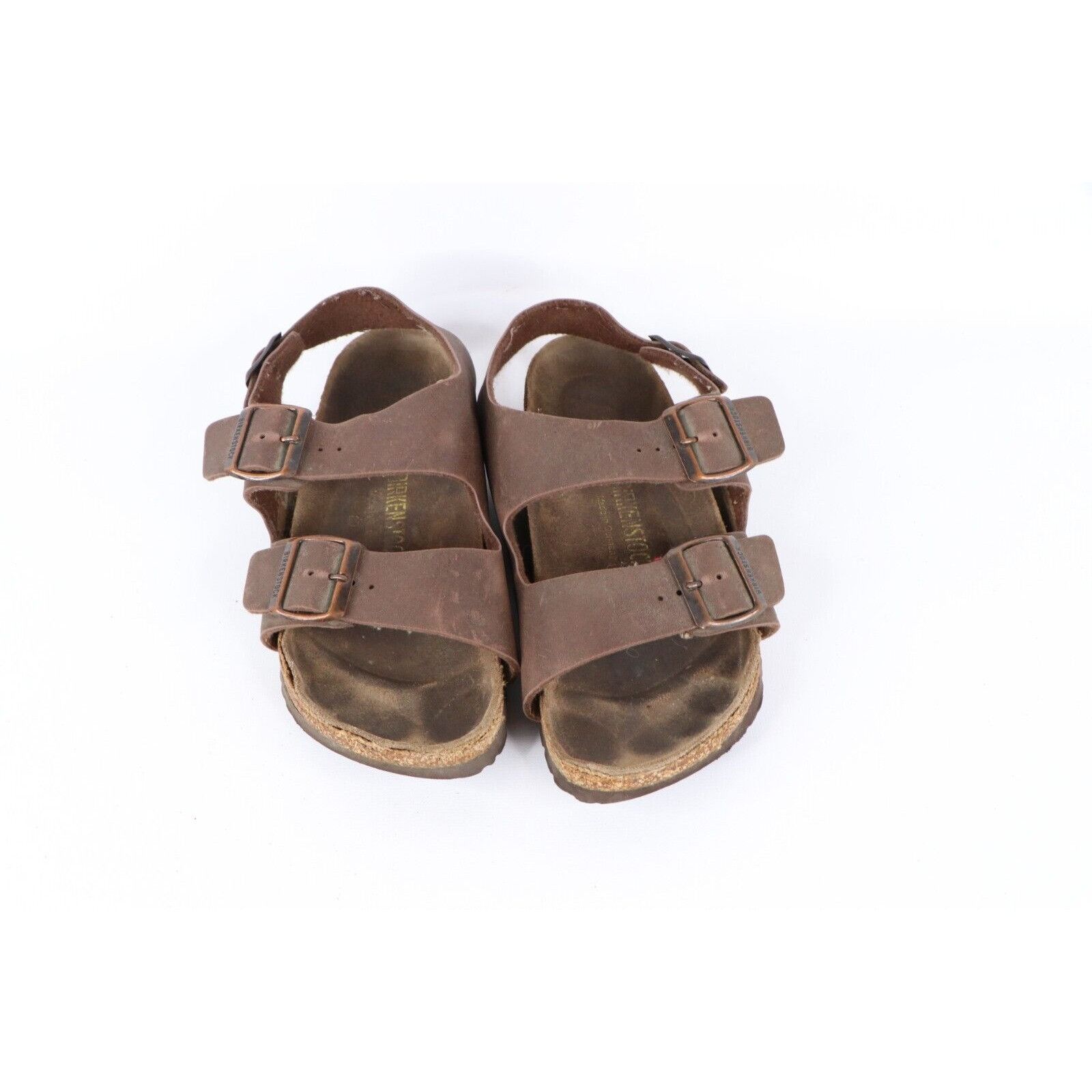 Birkenstock × Vintage Vintage Birkenstock Distressed Leather Heel Strap Sandals Size US 6 / IT 36 - 2 Thumbnail