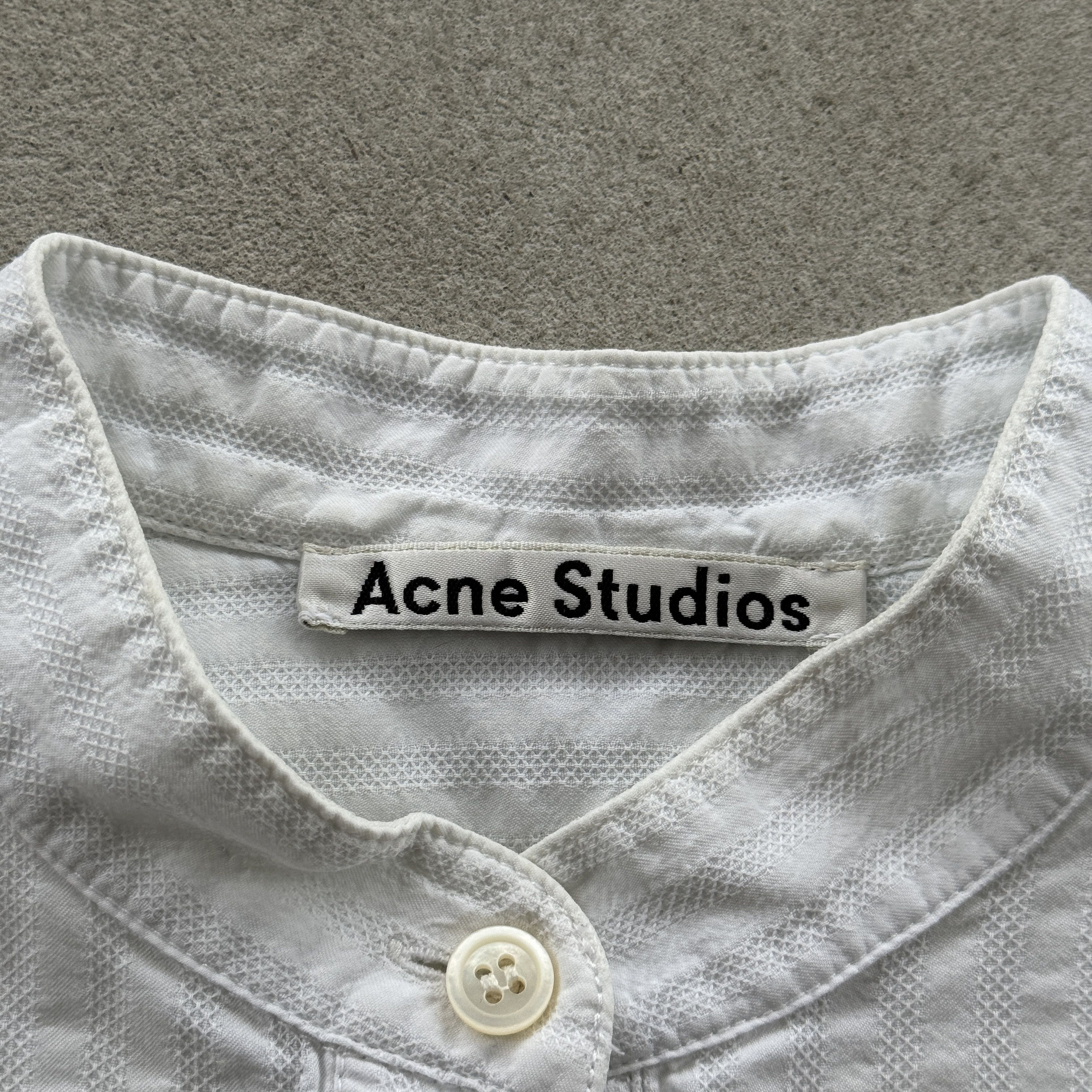 Acne Studios Vintage 90s Acne Studios Half Button Ups Shirt Size S / US 4 / IT 40 - 7 Thumbnail