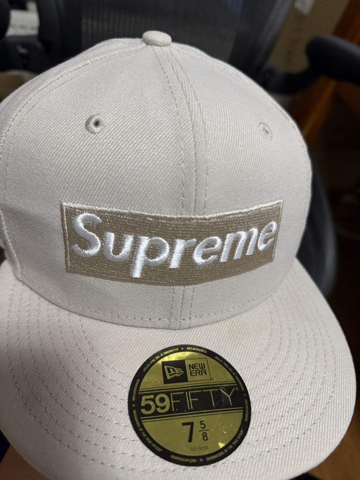 New York Yankees × Supreme Supreme yankees box logo new era tan 7 5/8 Size ONE SIZE - 2 Thumbnail