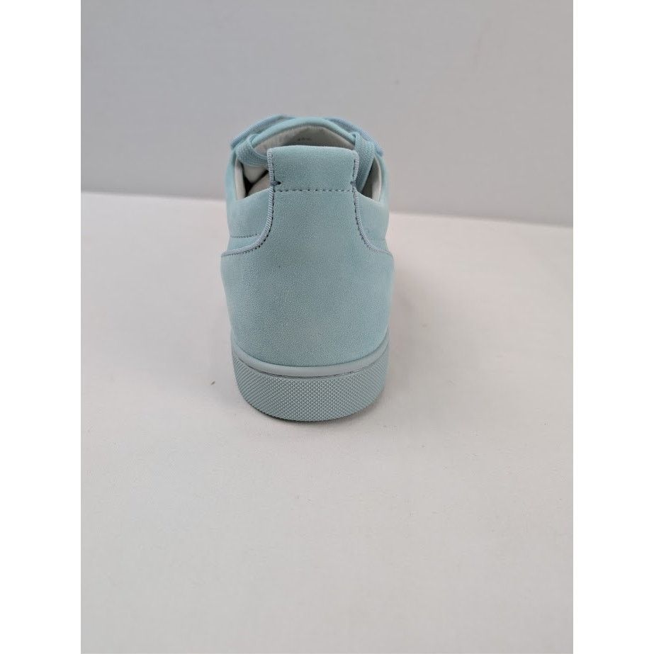 Christian Louboutin o1rshd1 Louis Junior Spikes Sneakers in Iceberg Size US 12.5 / EU 45-46 - 16 Thumbnail