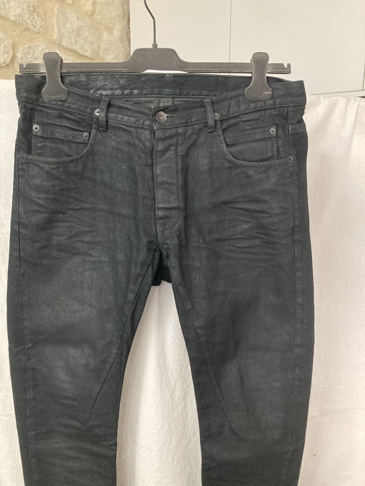 NEVER WORN / Rick Owens DETROIT CUT Black Denim