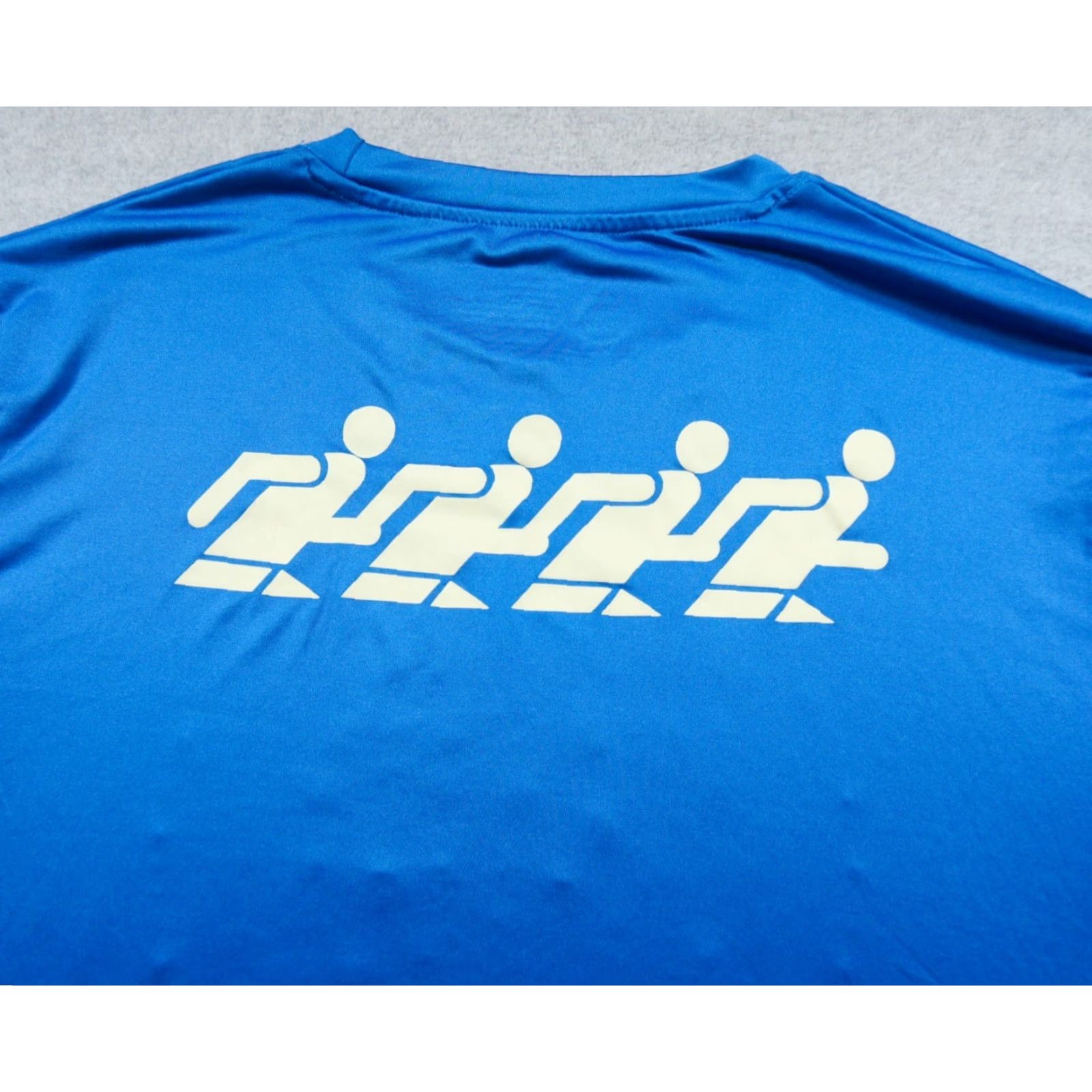 Vintage Diplos Run Club Shirt Adult Large Blue Running Training Stretch Short Sleeve Size US L / EU 52-54 / 3 - 4 Thumbnail