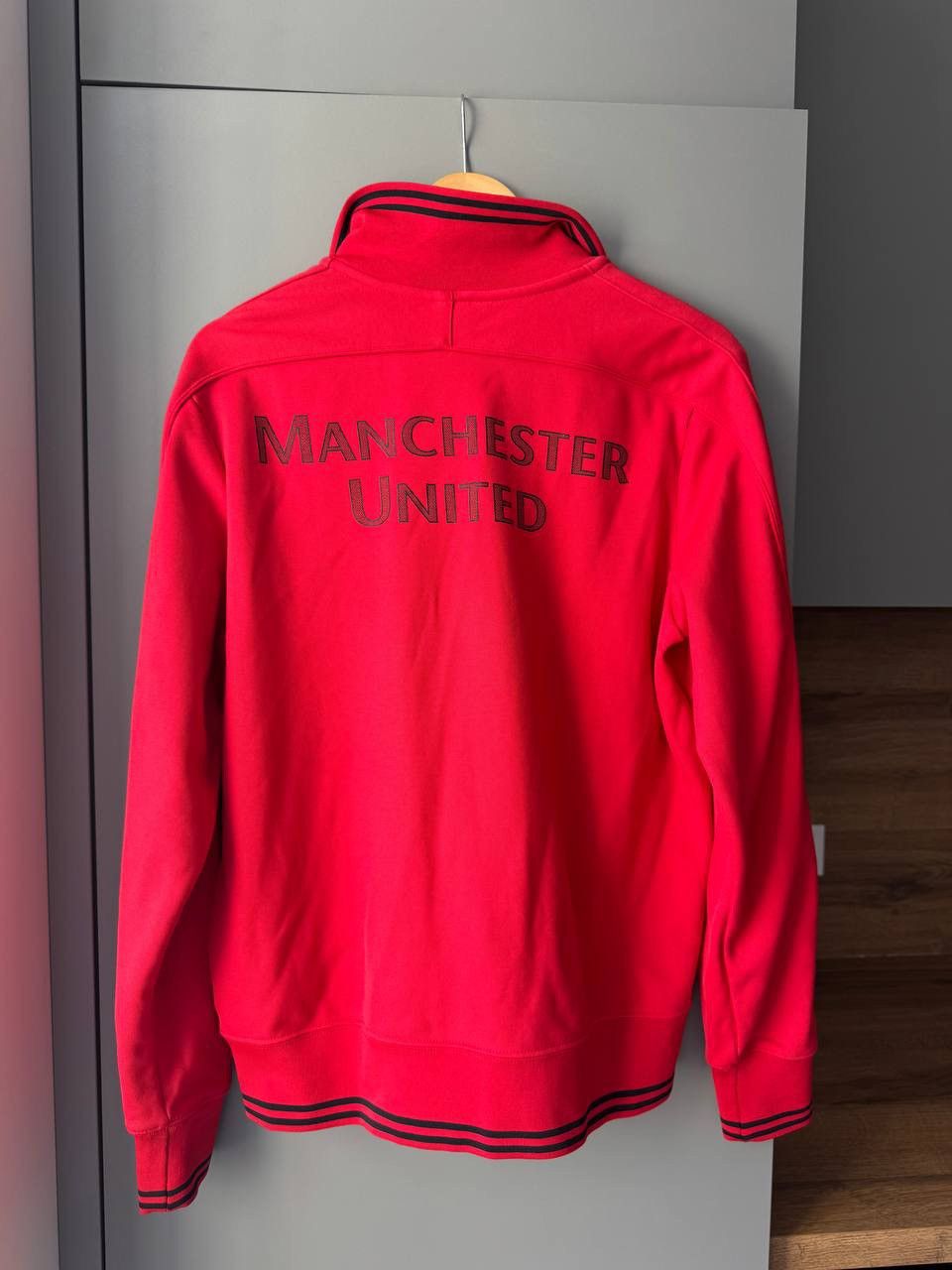 Nike Nike Manchester United Swoosh Logo Zip Up Hoodie Size US L / EU 52-54 / 3 - 4 Thumbnail