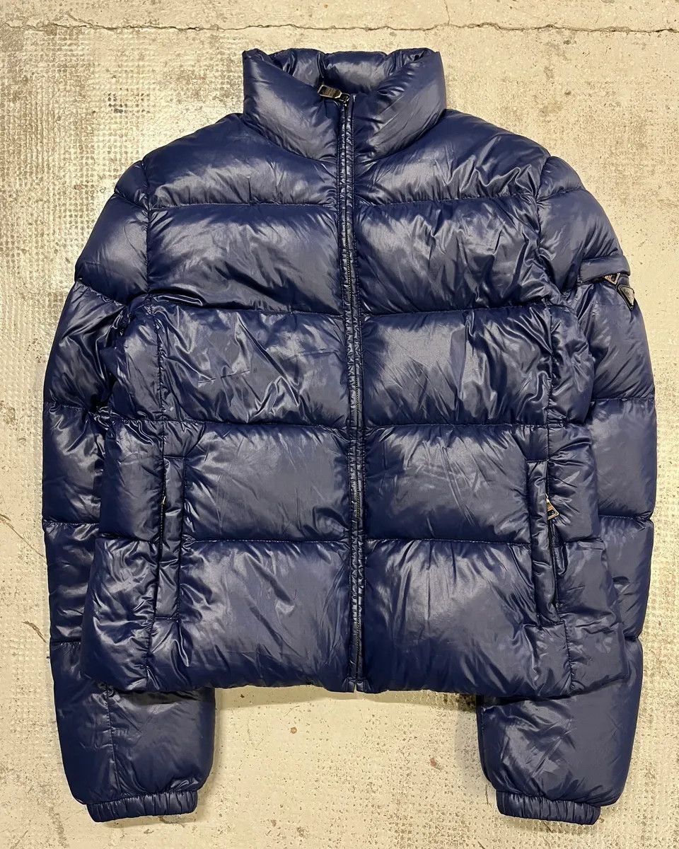 Prada 2000s Prada Navy Nylon Quilted Puffer Jacket Size US S / EU 44-46 / 1 - 4 Thumbnail
