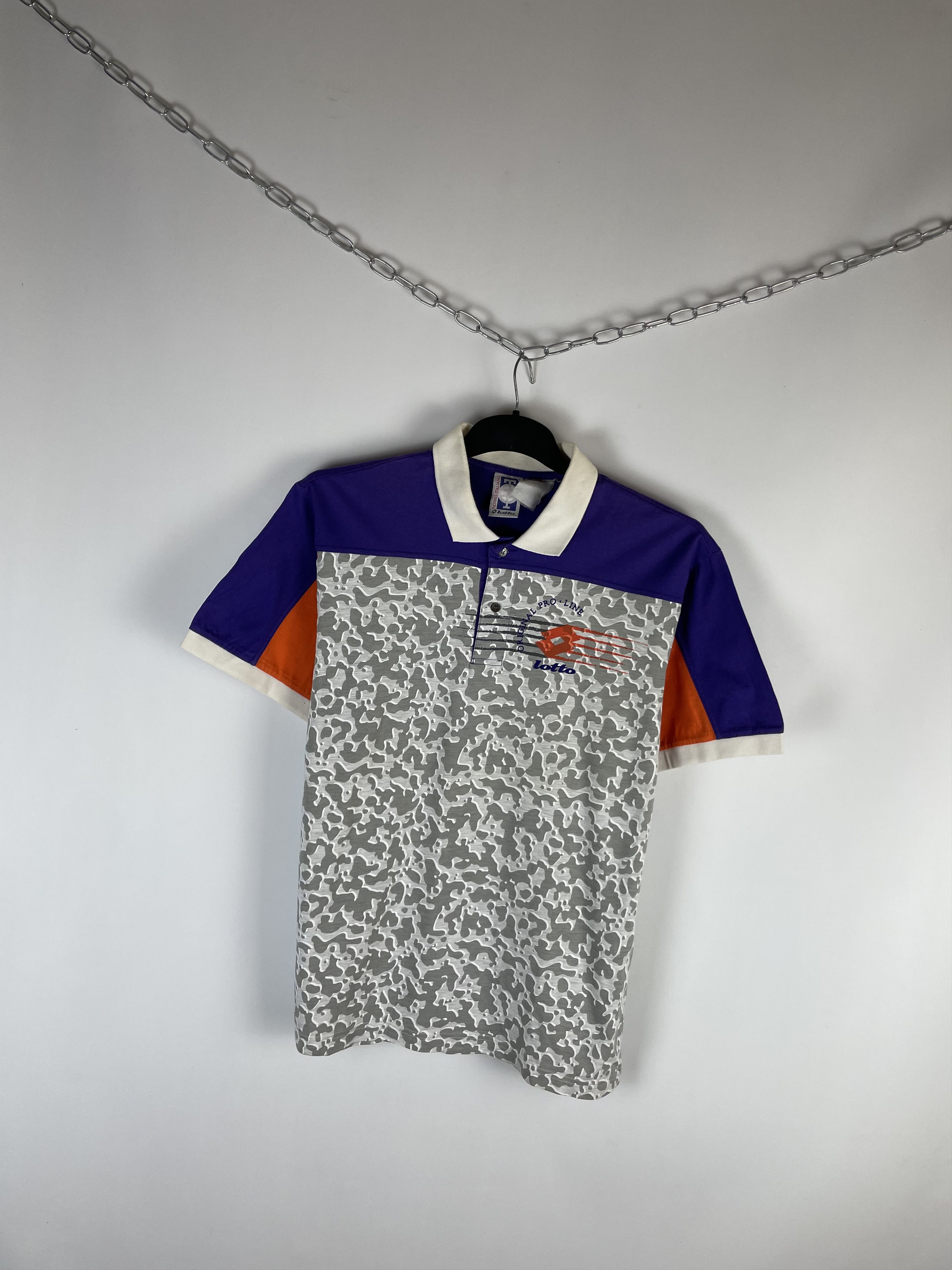 Lotto Sport Vintage LOTTO TENNIS ITALIANO Artwork Polo Tee Shirt Top Size US L / EU 52-54 / 3 - 2 Thumbnail