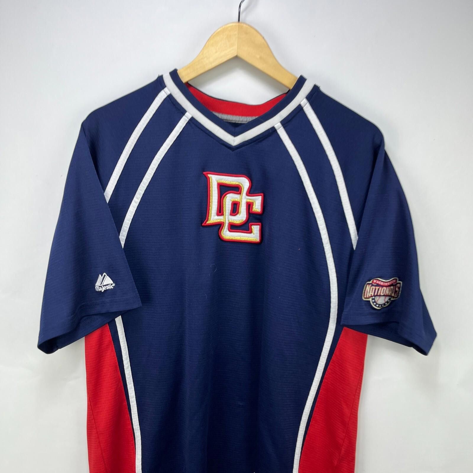 Majestic Vintage DC Washington Nationals MLB Majestic Shirt Large Size ONE SIZE - 2 Thumbnail