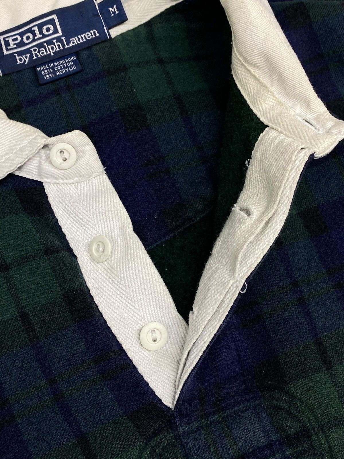 Polo Ralph Lauren 🔥 RALPH LAUREN TARTAN RUGBY POLO Y2K VINTAGE PREPPY VIBES Size US M / EU 48-50 / 2 - 13 Thumbnail