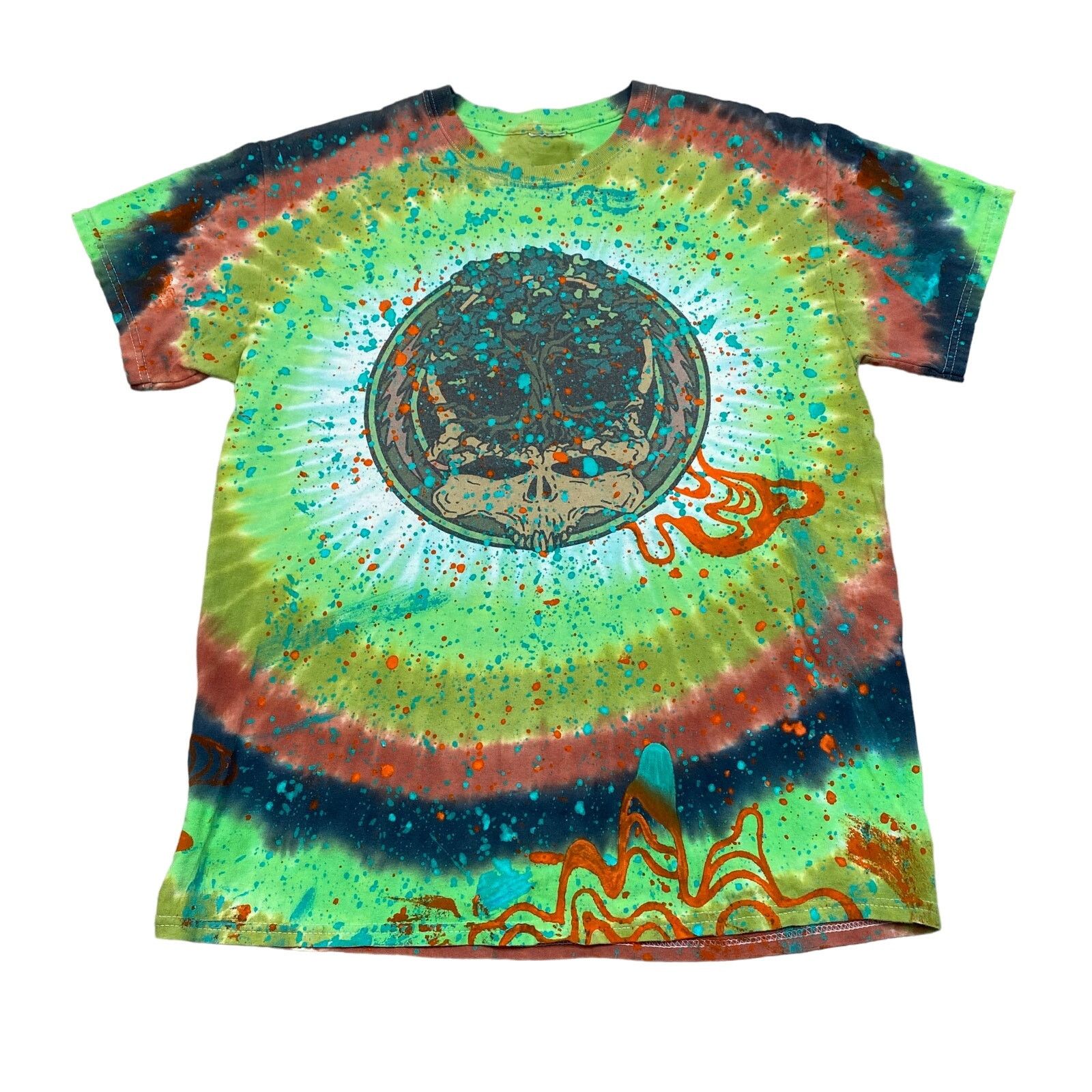 Band Tees × Grateful Dead Grateful Dead Tie Dye Paint Splatter Upcycled Y2K Shirt Med Size US M / EU 48-50 / 2 - 1 Thumbnail