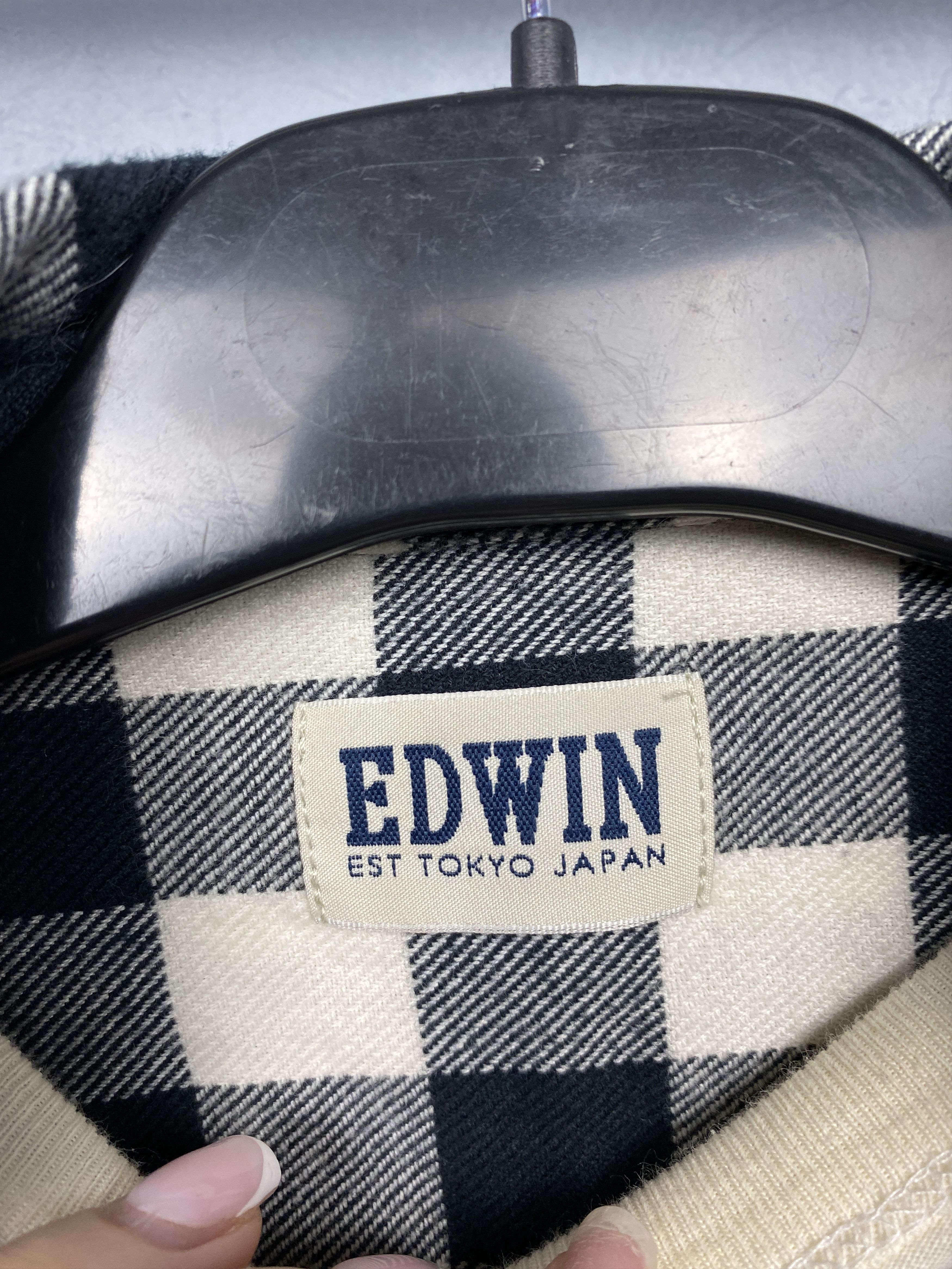 Edwin Edwin Vintage Mens Labour Flannel Plaid Shirt Size US L / EU 52-54 / 3 - 3 Thumbnail