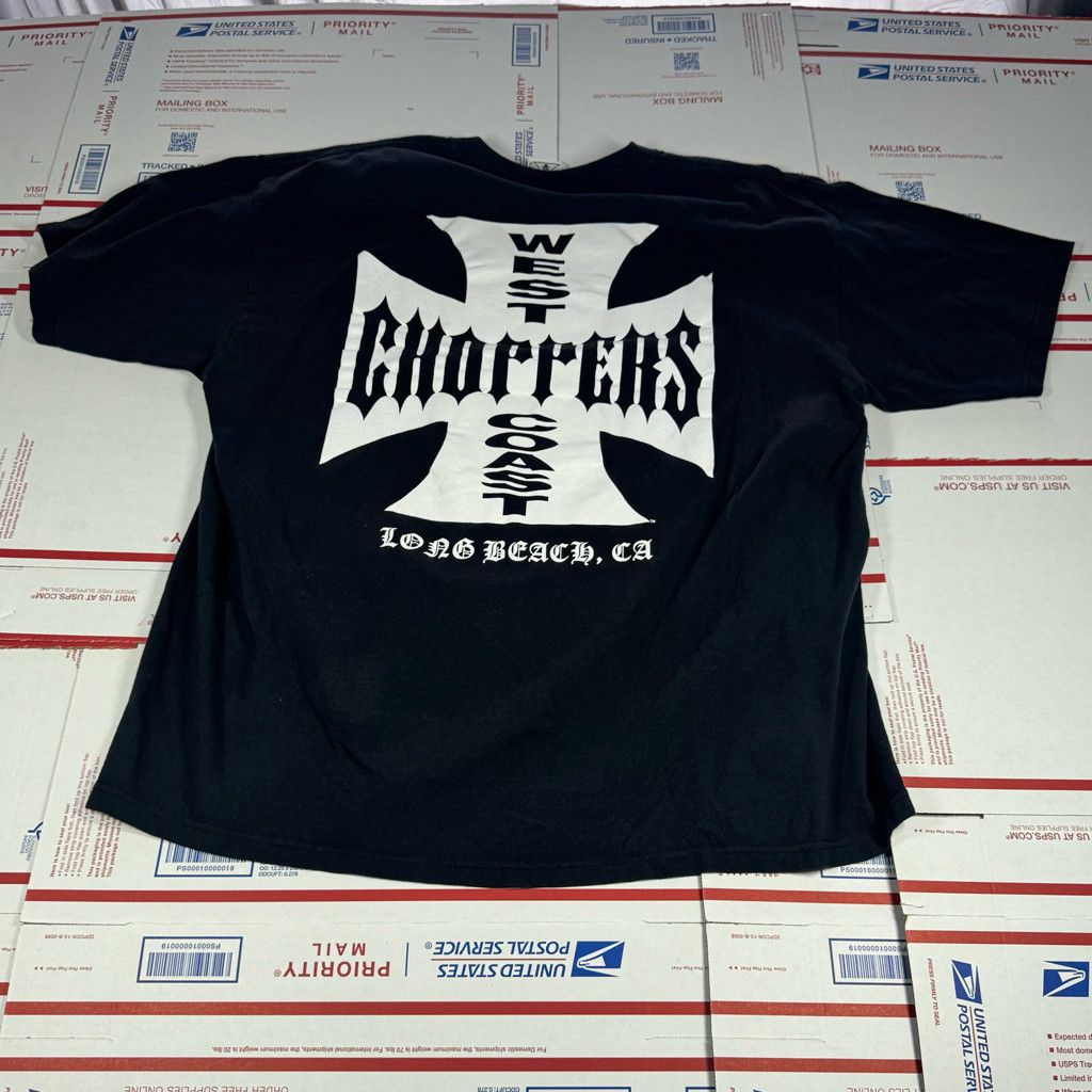 Harley Davidson Black West Coast Choppers T-Shirt Vintage Size XL Size US XL / EU 56 / 4 - 2 Thumbnail