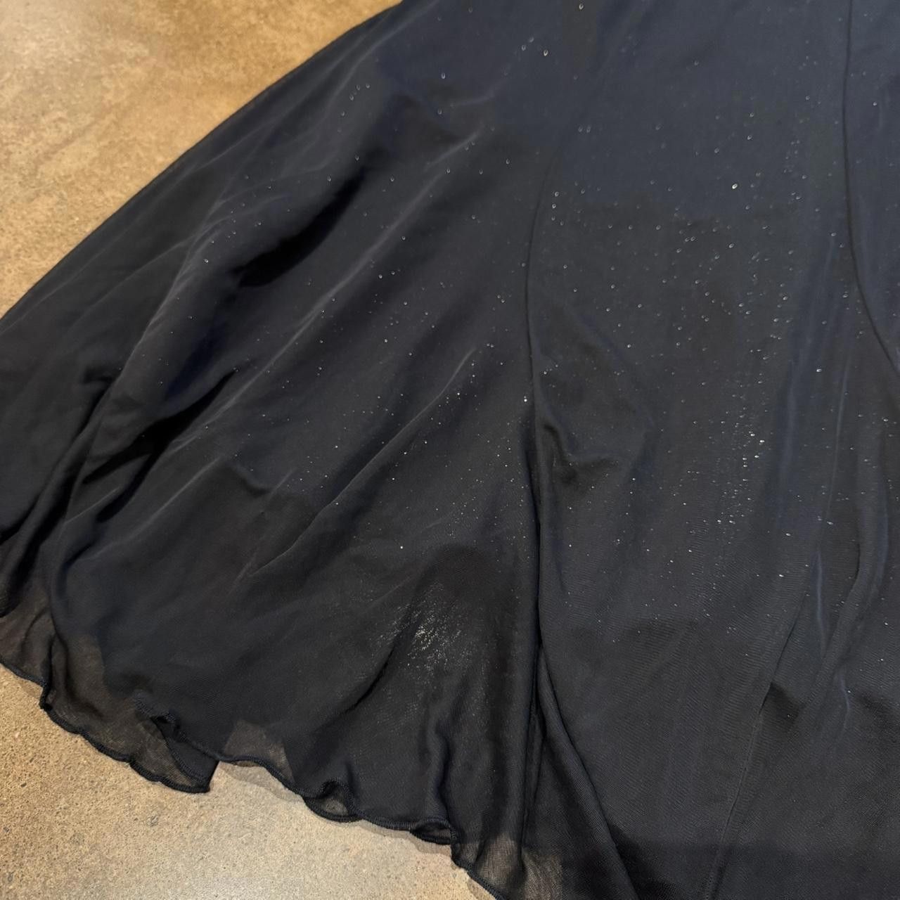 Designer Women's Black and Silver Skirt Size 28" / US 6 / IT 42 - 3 Thumbnail