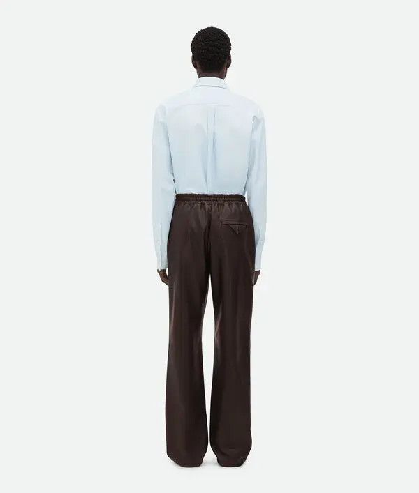 Bottega Veneta o1bcso1str0226 Leather Shirt in Light Blue Size US M / EU 48-50 / 2 - 3 Thumbnail