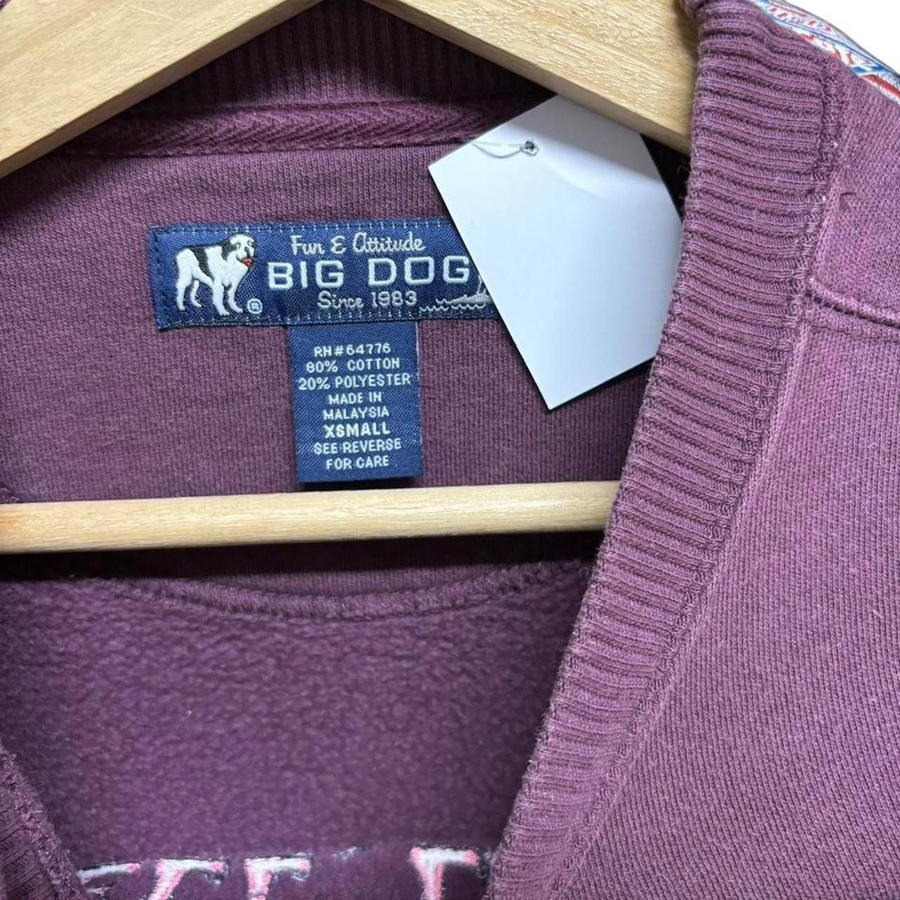 Vintage Vintage Big Dog sweatshirt size: XS Size US XS / EU 42 / 0 - 3 Thumbnail