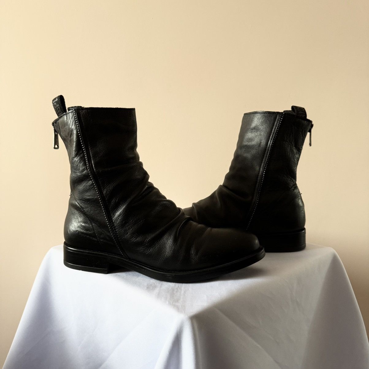 Replay Replay Agantgarde Leather Ankle Boots Style Guidi Rick Owens Size US 8 / IT 38 - 1 Thumbnail