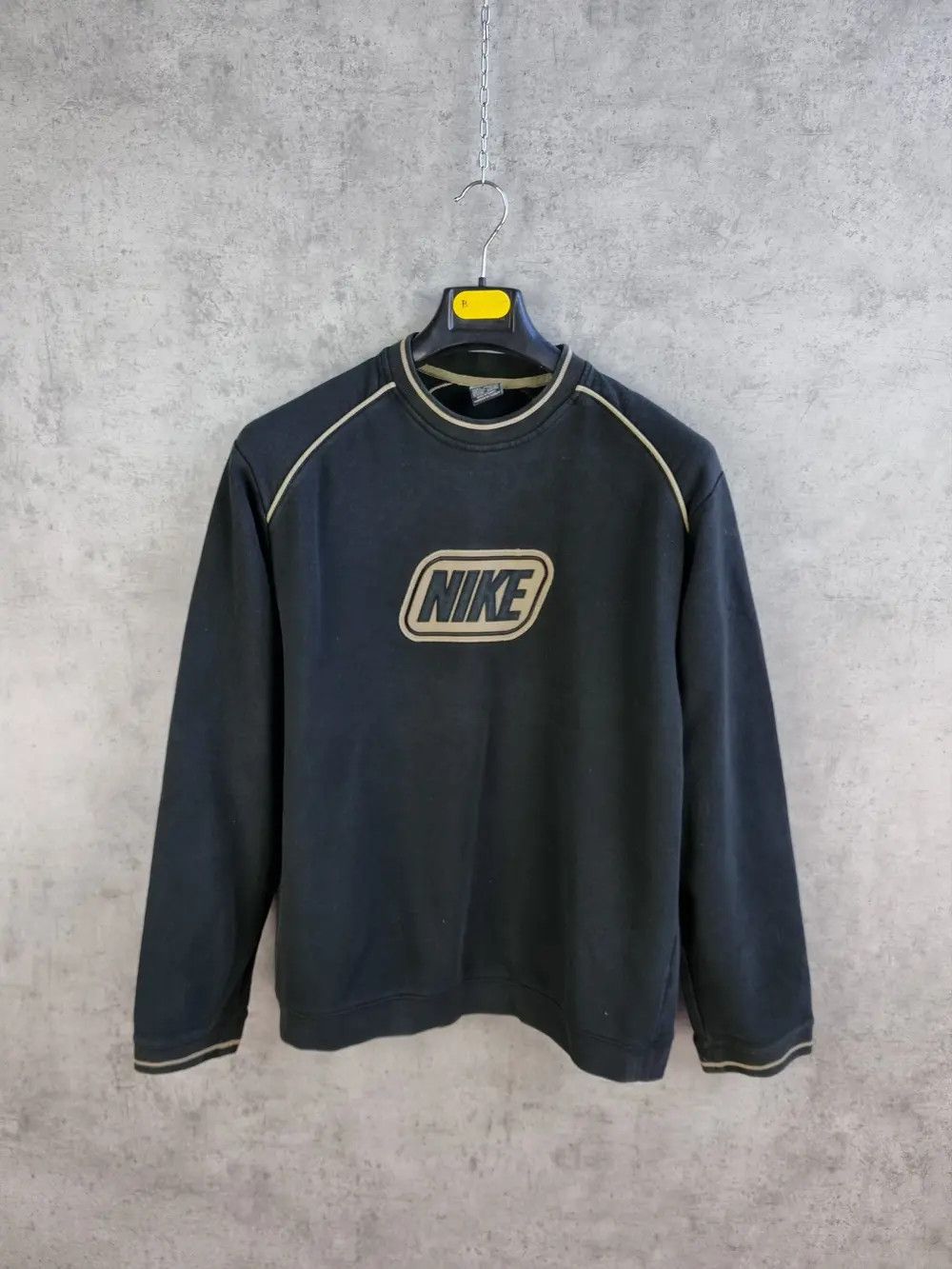 Nike × Vintage 90s Faded NIKE Spell Out Logo Vintage Sweatshirt Size US L / EU 52-54 / 3 - 1 Thumbnail