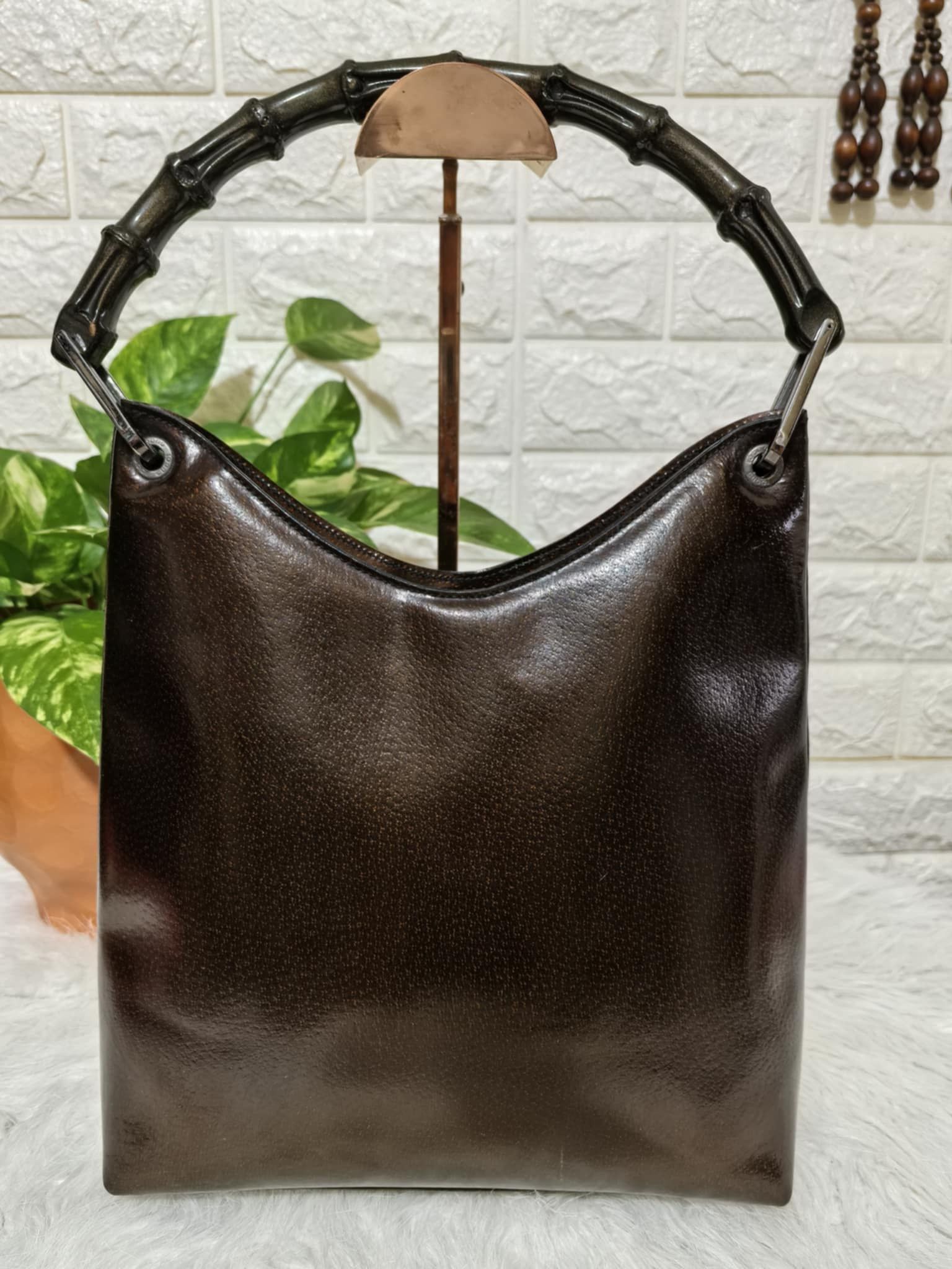 Gucci × Vintage Gucci bamboo handbag vintage Size ONE SIZE - 1 Thumbnail