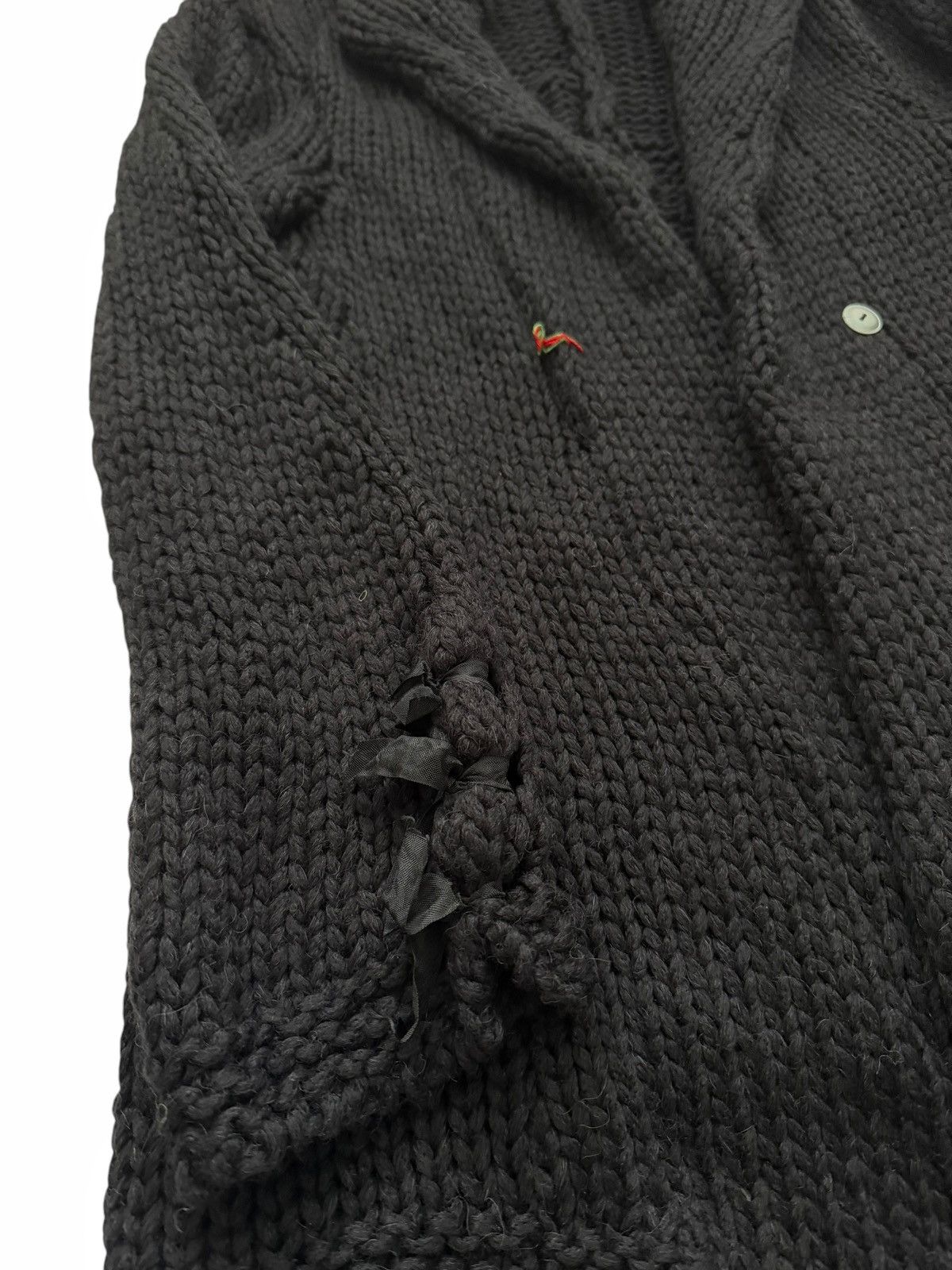 Greg Lauren 2012 OG “The Chunky Loner” Knitter Jacket (Cashmere Alpaca) Size US XS / EU 42 / 0 - 6 Thumbnail