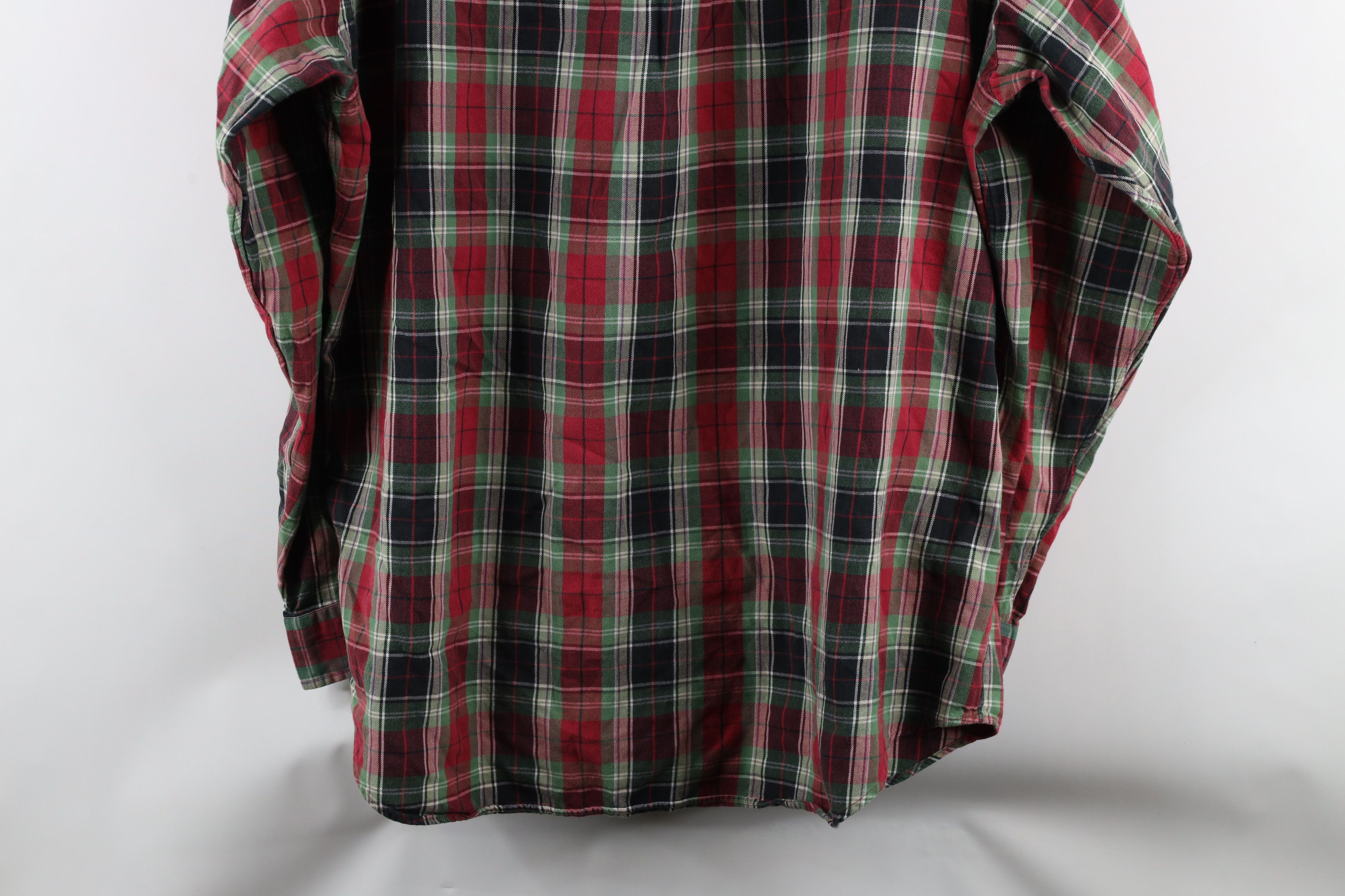 Ralph Lauren × Vintage Vintage 90s Ralph Lauren Collared Button Down Shirt Plaid Size US XL / EU 56 / 4 - 9 Thumbnail