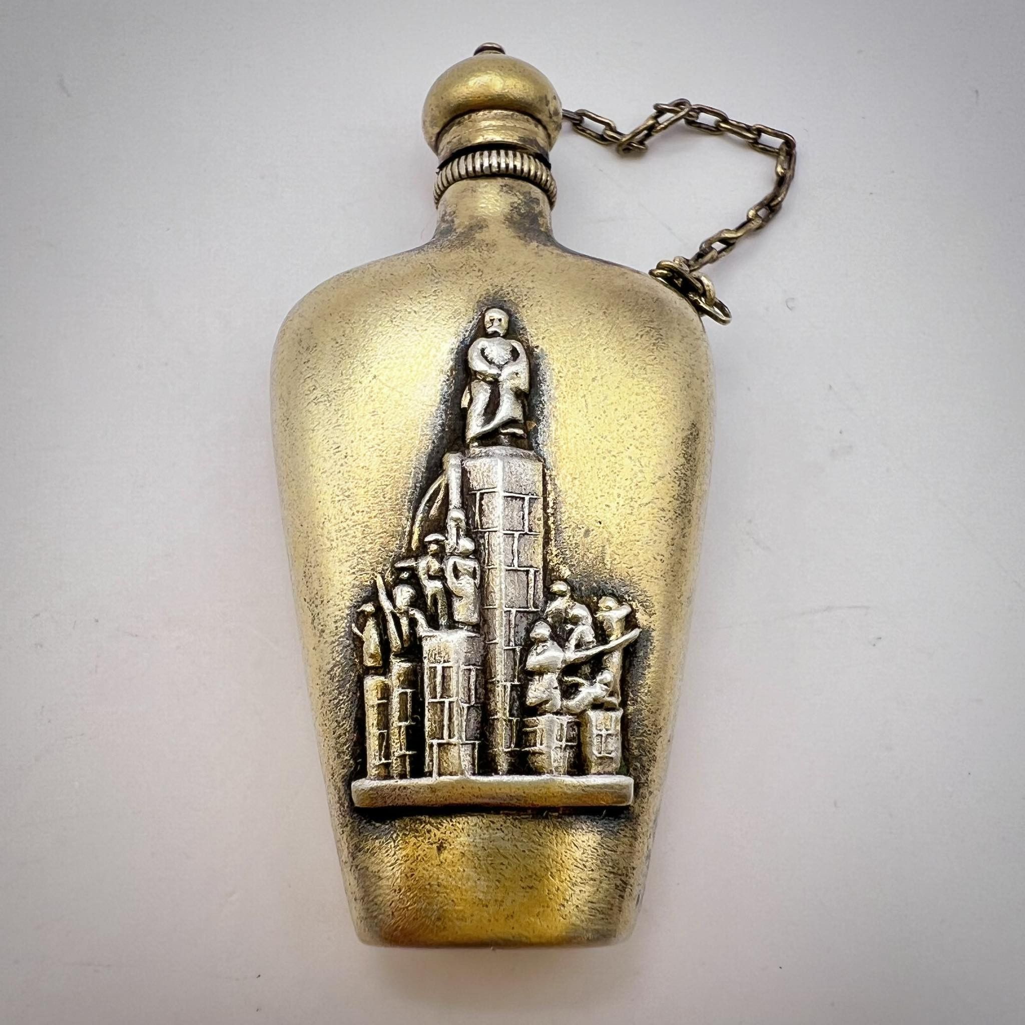 Vintage Vintage Gilt Silver 875 bottle Flask Perfume Oil Size ONE SIZE - 1 Thumbnail