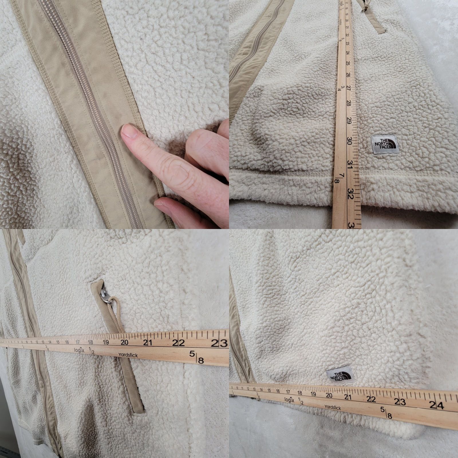 The North Face The North Face Women's Cragmont Fleece Full Zip Jacket L Cream Size L / US 10 / IT 46 - 8 Thumbnail