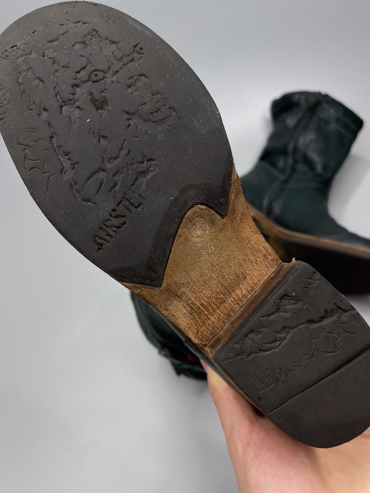 Japanese Brand × Vintage A.S 98 Boots Leather Style Rick Owens Size US 6 / IT 36 - 13 Thumbnail