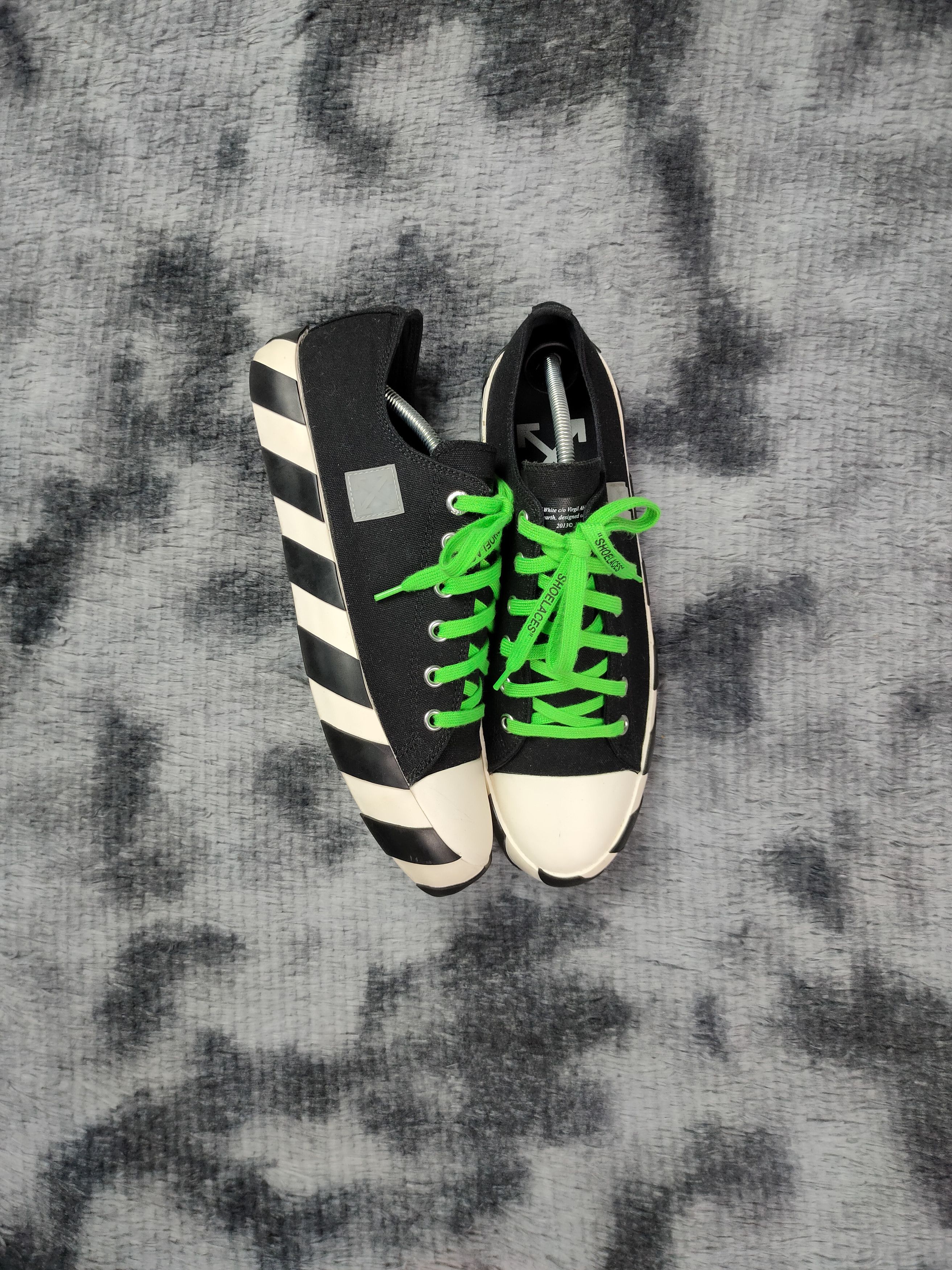image of Off White Off-White Vulcanized Shoes in Black, Men's (Size 11)