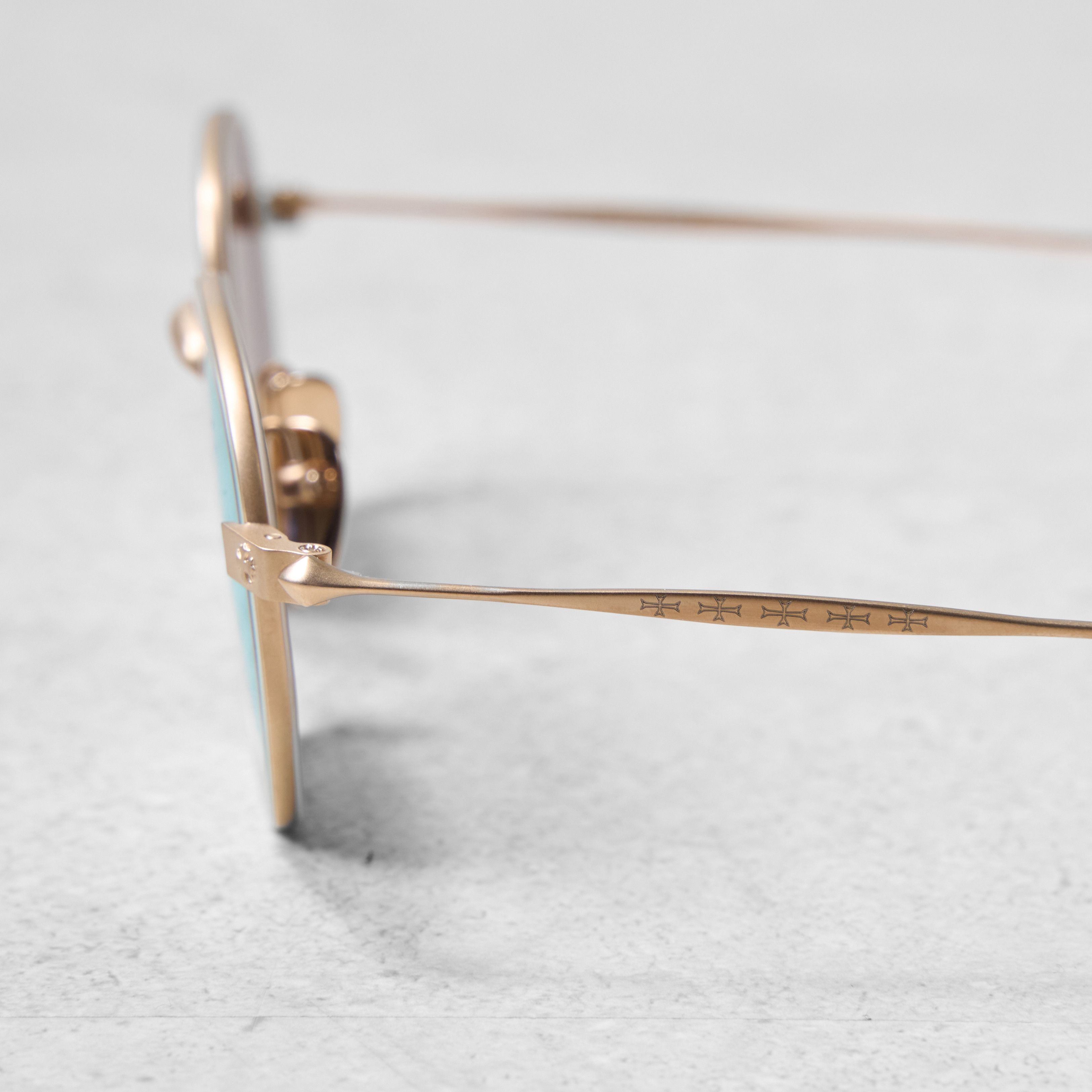 Chrome Hearts CHROME HEAERTS BONE PRONE I Matte Crystal/Matte Gold Plated Size ONE SIZE - 3 Thumbnail