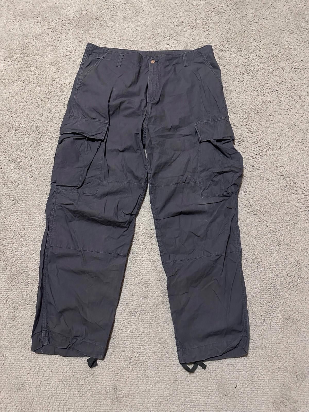 Carhartt Vintage Carhartt Cargo Pant 38x32 Gray Size US 38 / EU 54 - 5 Thumbnail