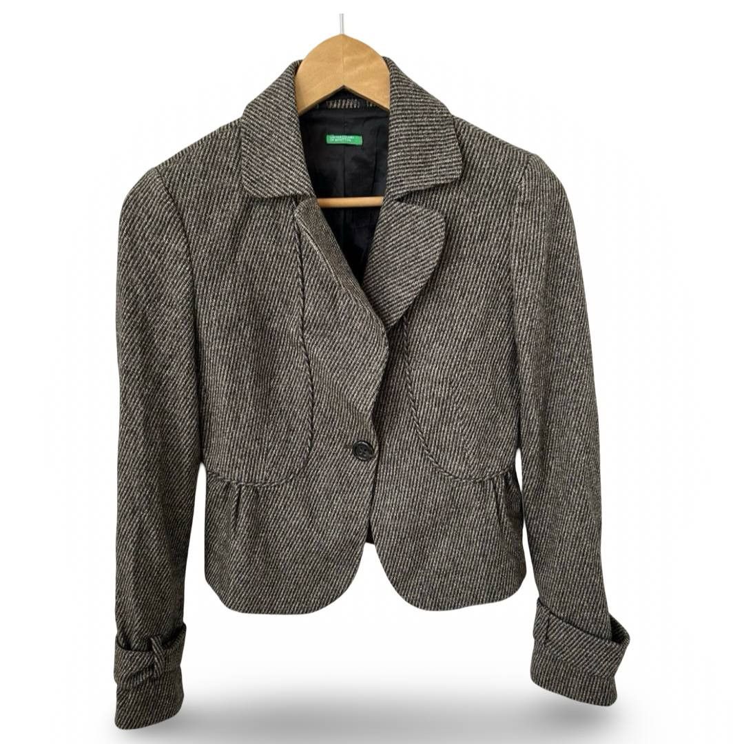 United Colors Of Benetton Benetton wool blazer #114 Size M / US 6-8 / IT 42-44 - 1 Thumbnail