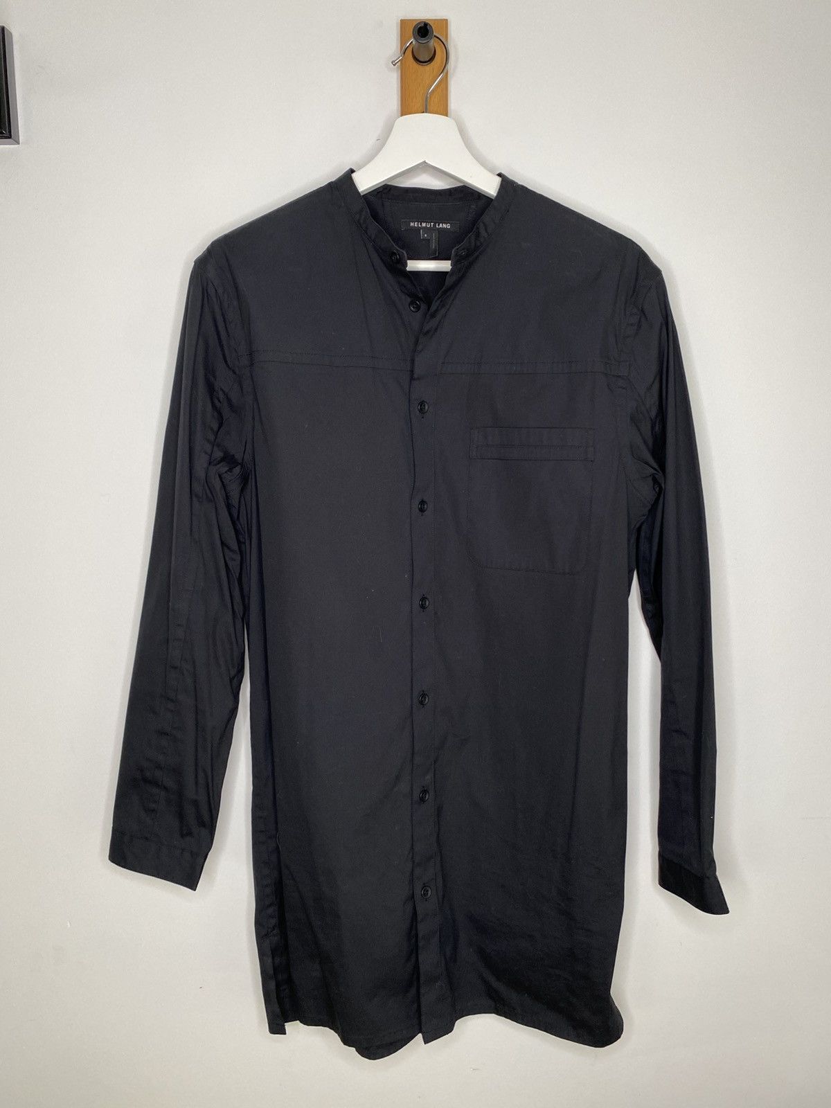 Helmut Lang Helmut Lang long line button up Size US S / EU 44-46 / 1 - 1 Thumbnail