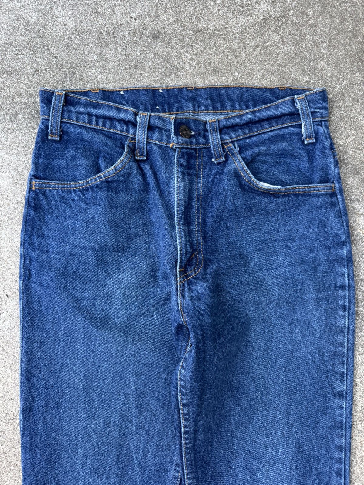 Levi's × Vintage Vtg 80s Levi’s 646 Orange Tab Bellbottom Flare Jeans 29x30 Size US 29 - 4 Thumbnail