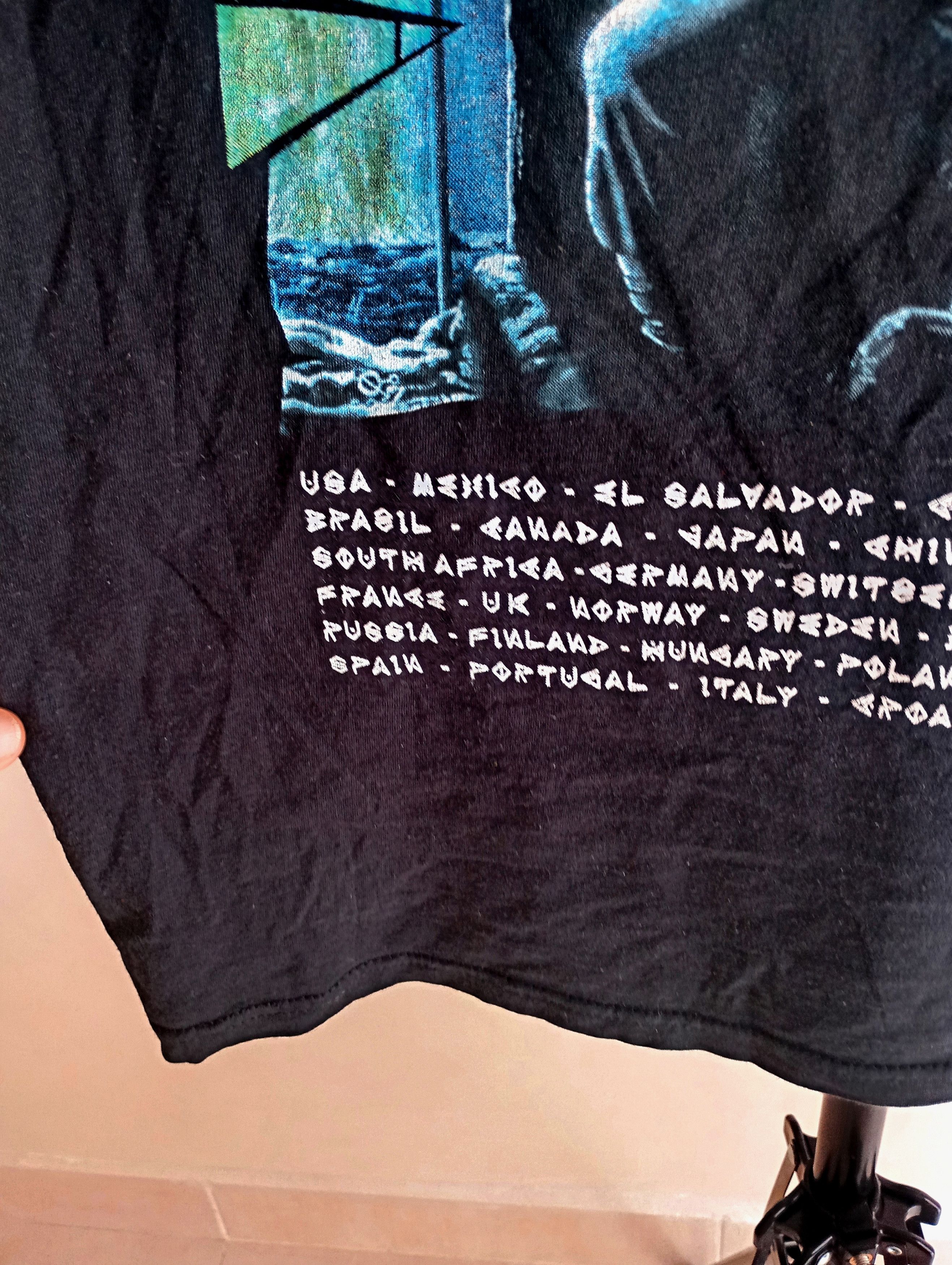 Band Tees × Iron Maiden × Vintage Vintage Iron Maiden “the book of soul” rock band tee 2016 Size US XL / EU 56 / 4 - 7 Thumbnail