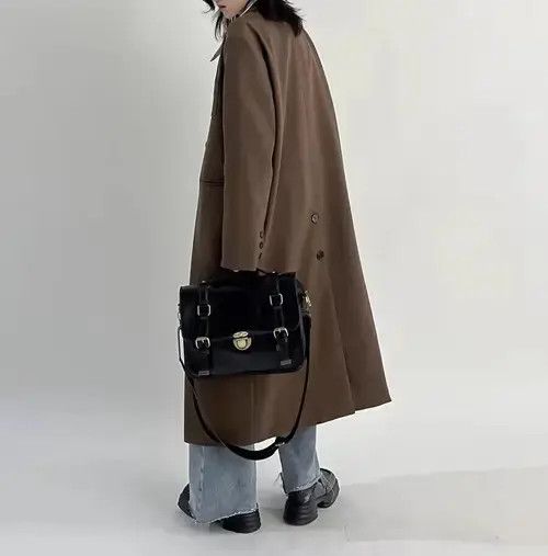 Japanese Brand × Vintage Retro brown British style mid-length suit and windbreaker Size S / US 4 / IT 40 - 3 Thumbnail