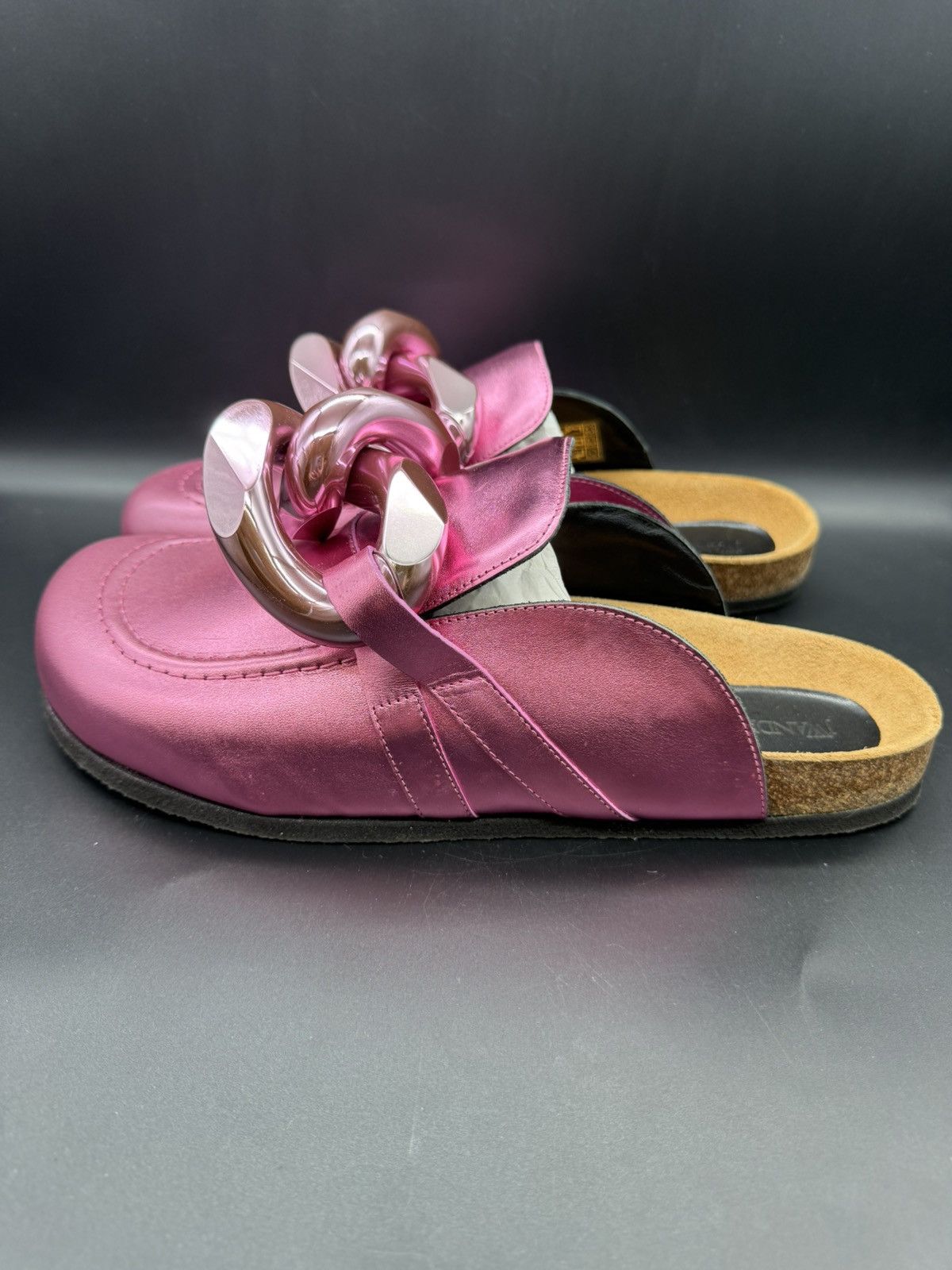 JW Anderson JW Anderson. Chain Loafer Mule. Metallic Pink. EU 46- US 12 Size US 12 / EU 45 - 9 Thumbnail