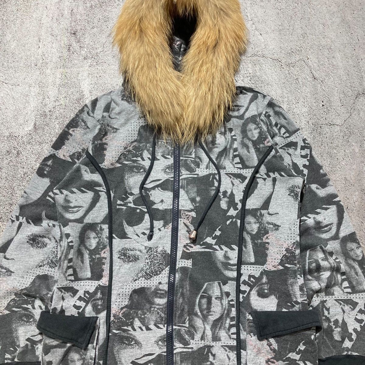 Japanese Brand 2000s Colza Girl Glamorous Aop Ziphoodie Beauty Beast Lgb Size US M / EU 48-50 / 2 - 4 Thumbnail