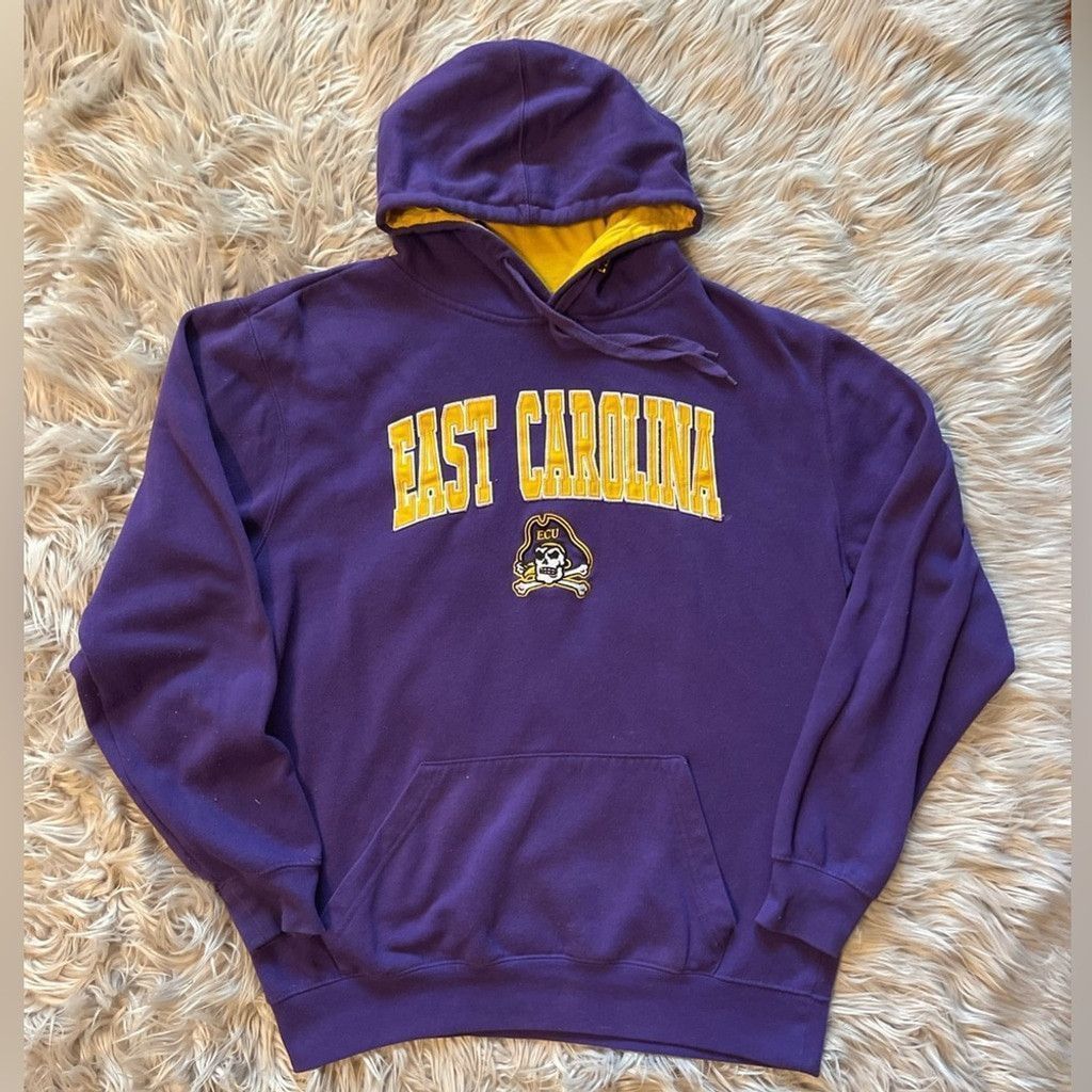 Other East Carolina Purple and Yellow Men's Hoodie size L Size US L / EU 52-54 / 3 - 1 Thumbnail