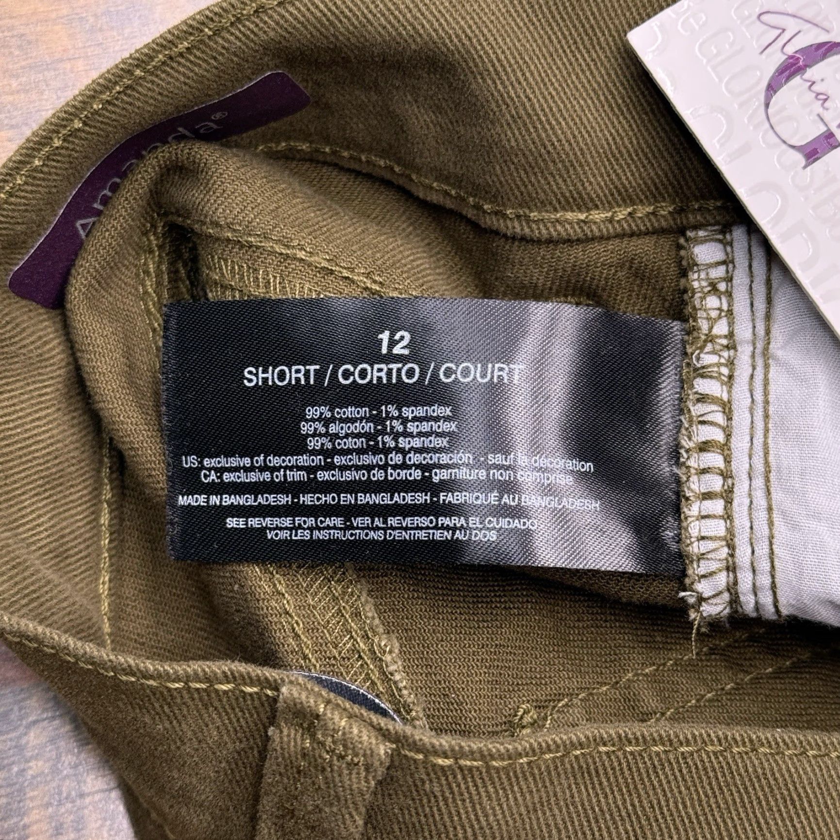 Gloria Vanderbilt Gloria Vanderbilt Amanda The Original Slimming Jean 12S Green Stretch New Size 34" / US 12 / IT 48 - 7 Thumbnail