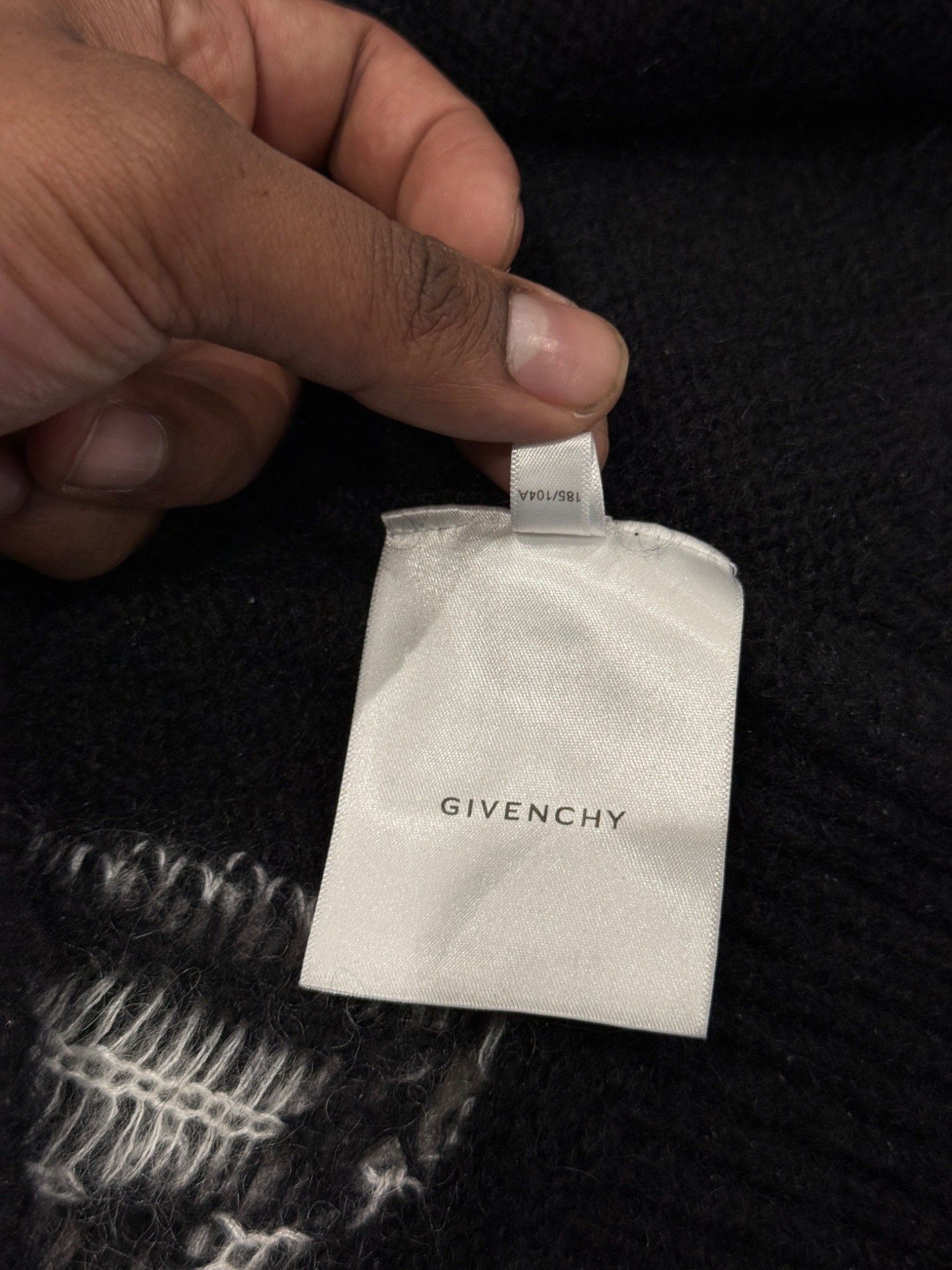 Givenchy Givenchy Mohair and Wool Intarsia Sweater Size US XL / EU 56 / 4 - 6 Thumbnail