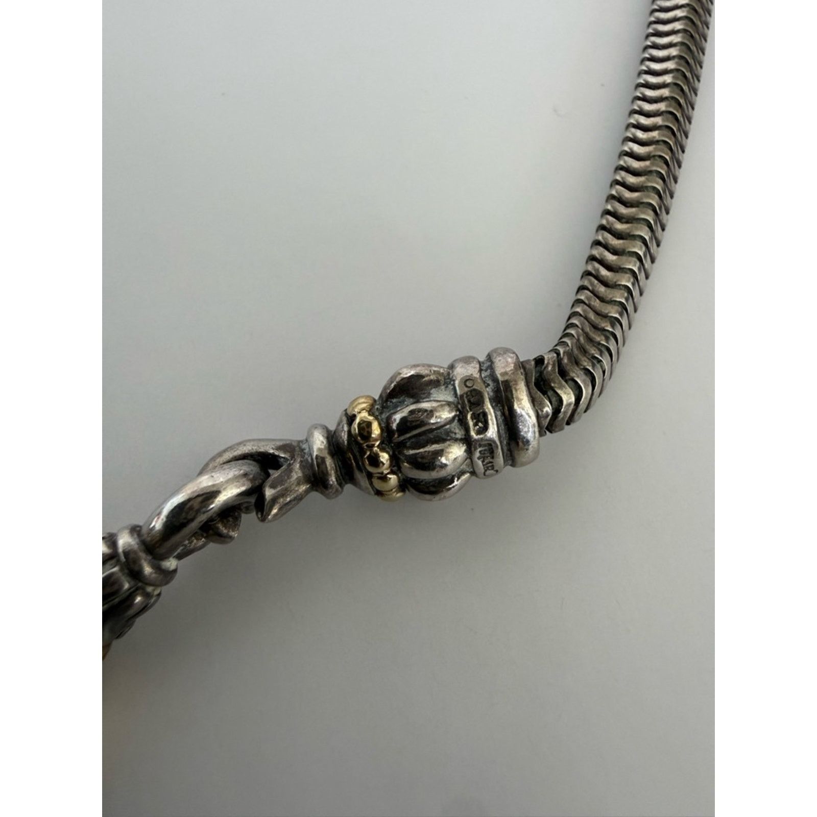 Other LAGOS Caviar sterling silver and 18K yellow gold Vintage Size ONE SIZE - 3 Thumbnail