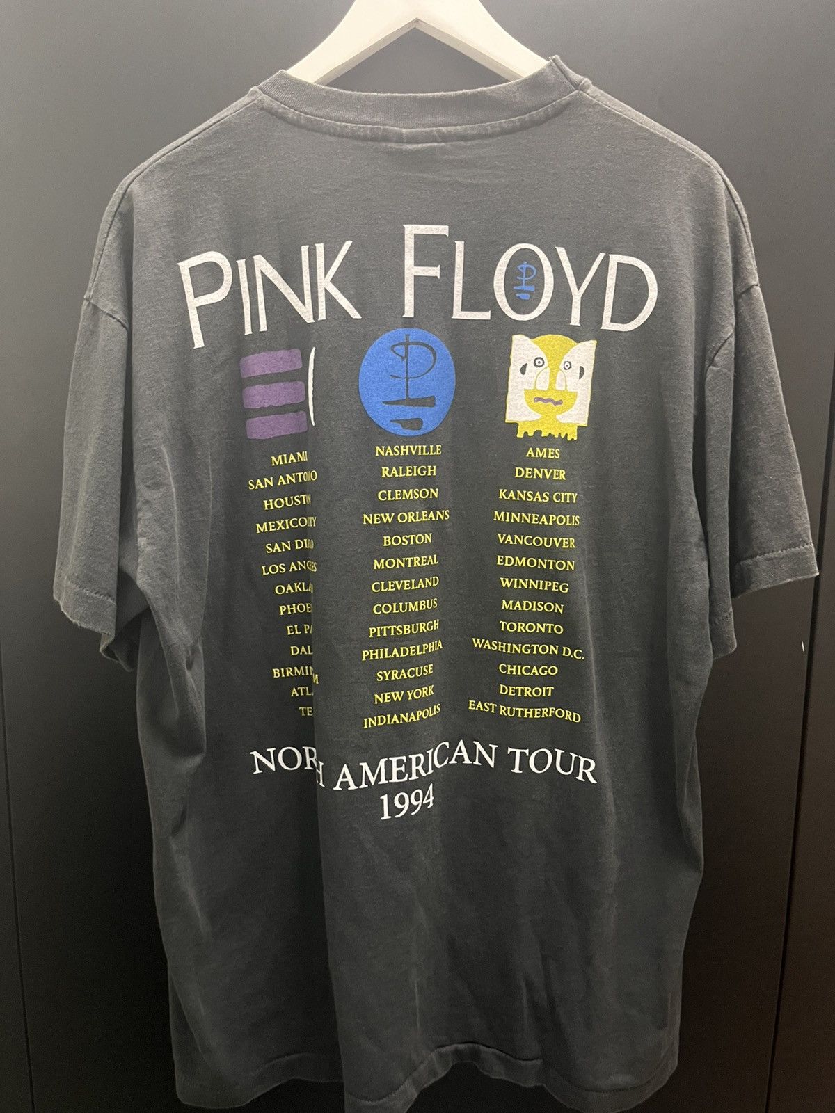 Band Tees × Vintage Pink Floyd North America Tour 1994 Concert Shirt Size US XL / EU 56 / 4 - 7 Thumbnail