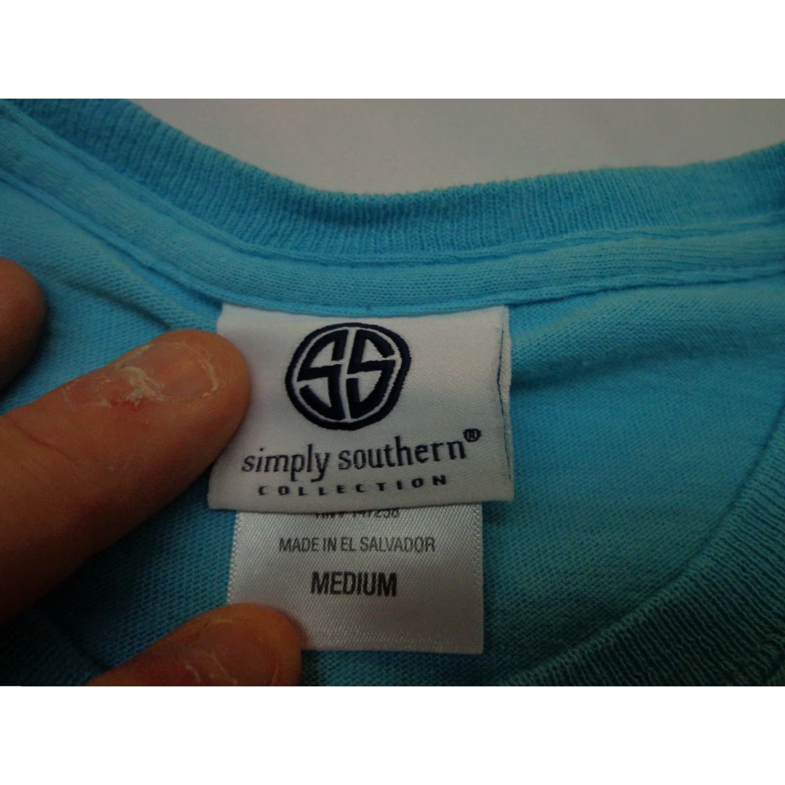 Vintage Simply Southern T Shirt Blue Make 'Merica Preppy Again Women's M Size M / US 6-8 / IT 42-44 - 5 Thumbnail